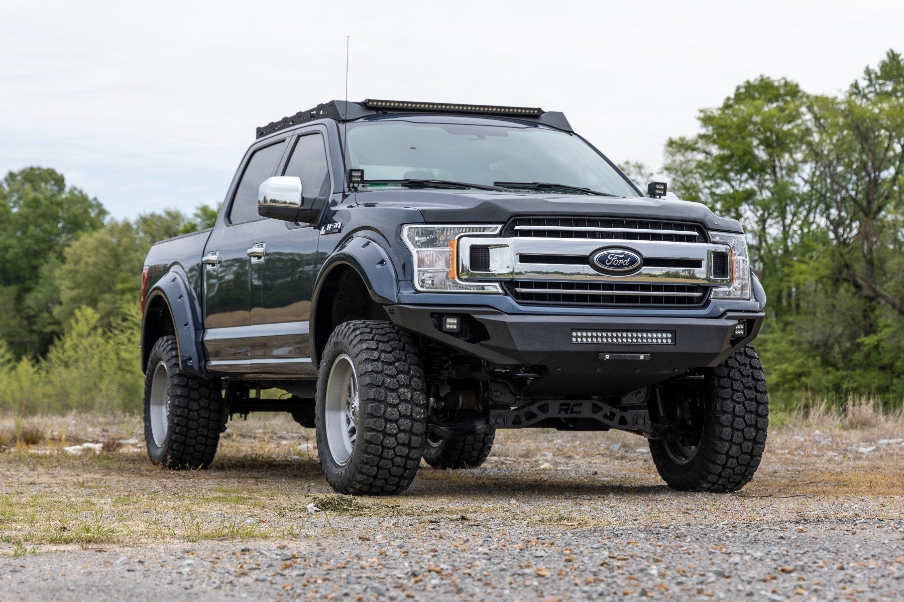Rough Country Ford Front High Clearance LED Bumper 18-20 F-150 10756A