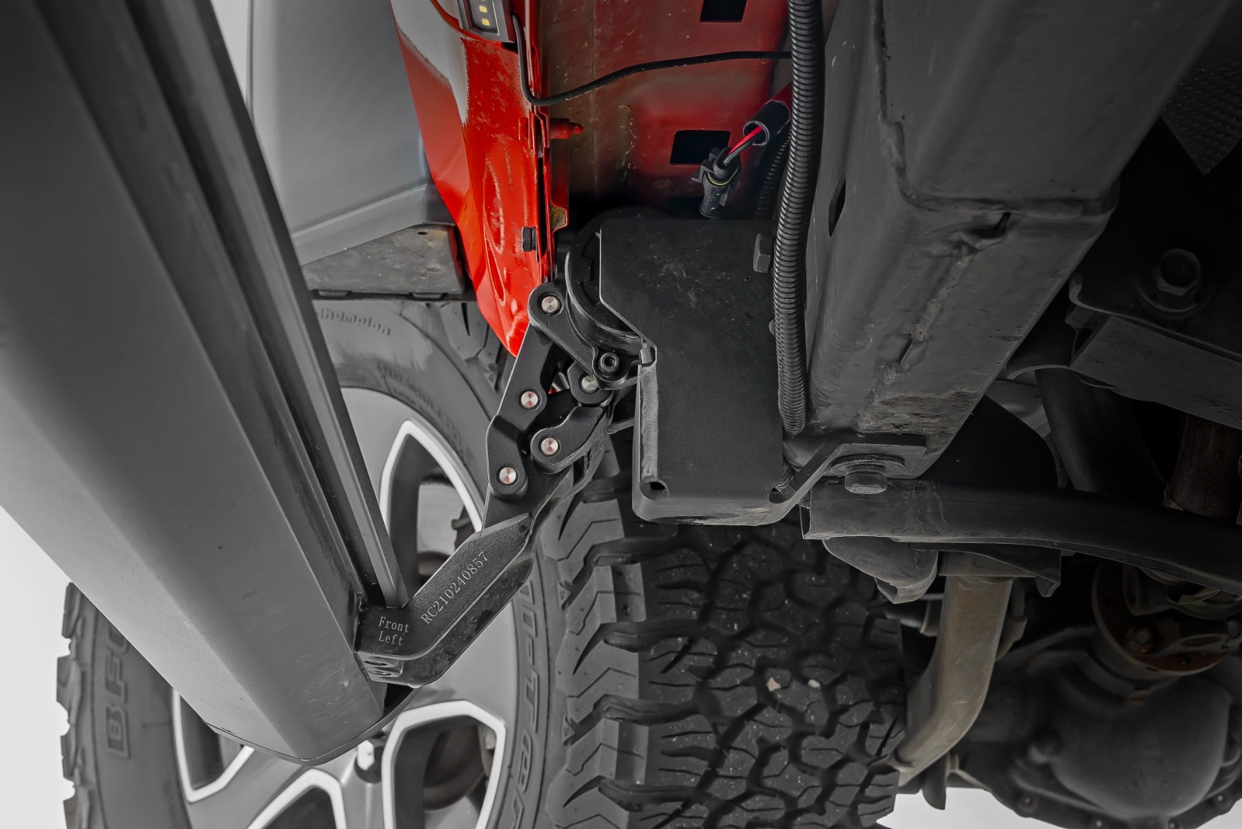 Rough Country Power Running Boards Dual Motor 4 Door for Jeep Wrangler JL 18-26 PSR610430A