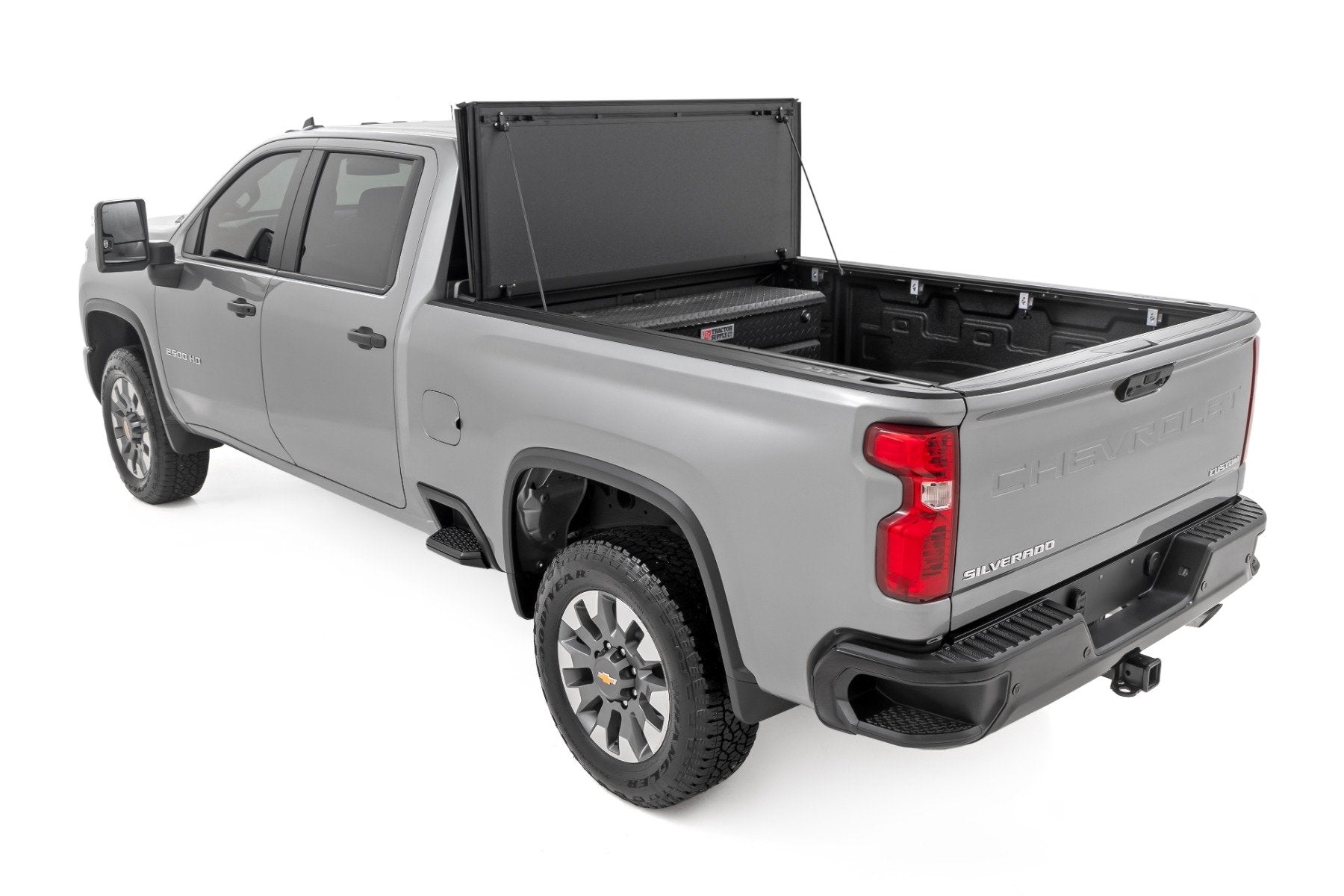 Rough Country Hard Tri-Fold Flip Up Bed Cover 6'9" Bed Chevy/GMC 2500HD 20-24 49120651