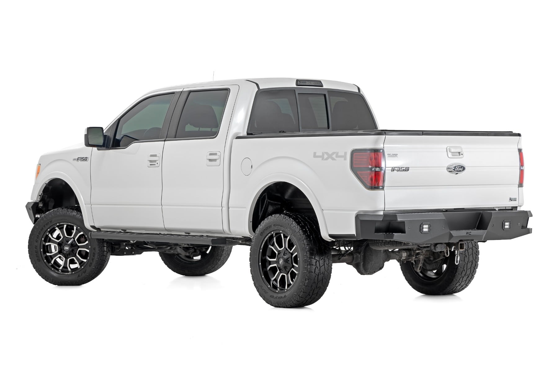 Rough Country BA2 Running Board | Side Step Bars | for Ford F-150 2009-2014 41012A