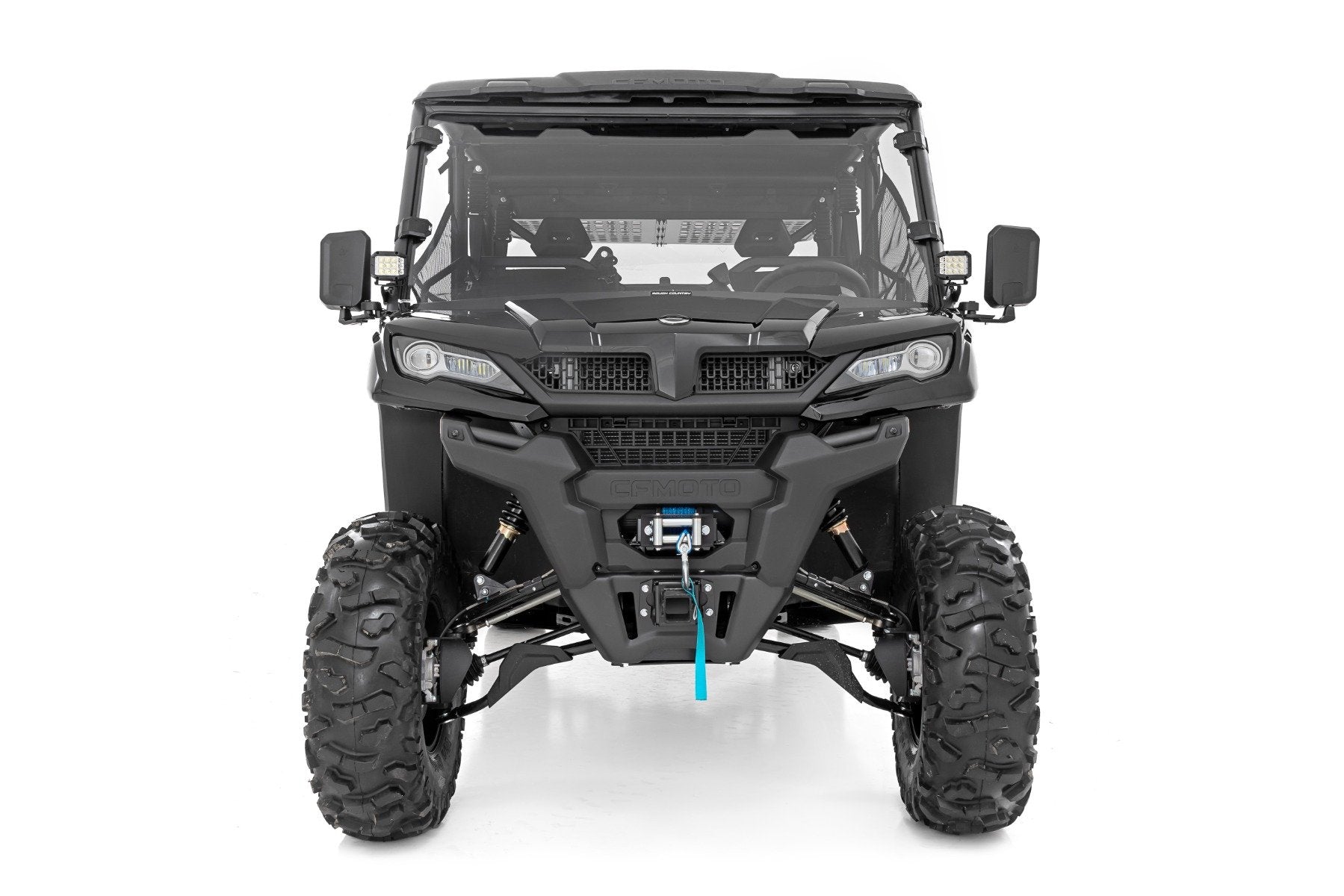Rough Country LED Light Cage Mount 2" Black Pair DRL CFMoto UForce 1000/1000XL 96104
