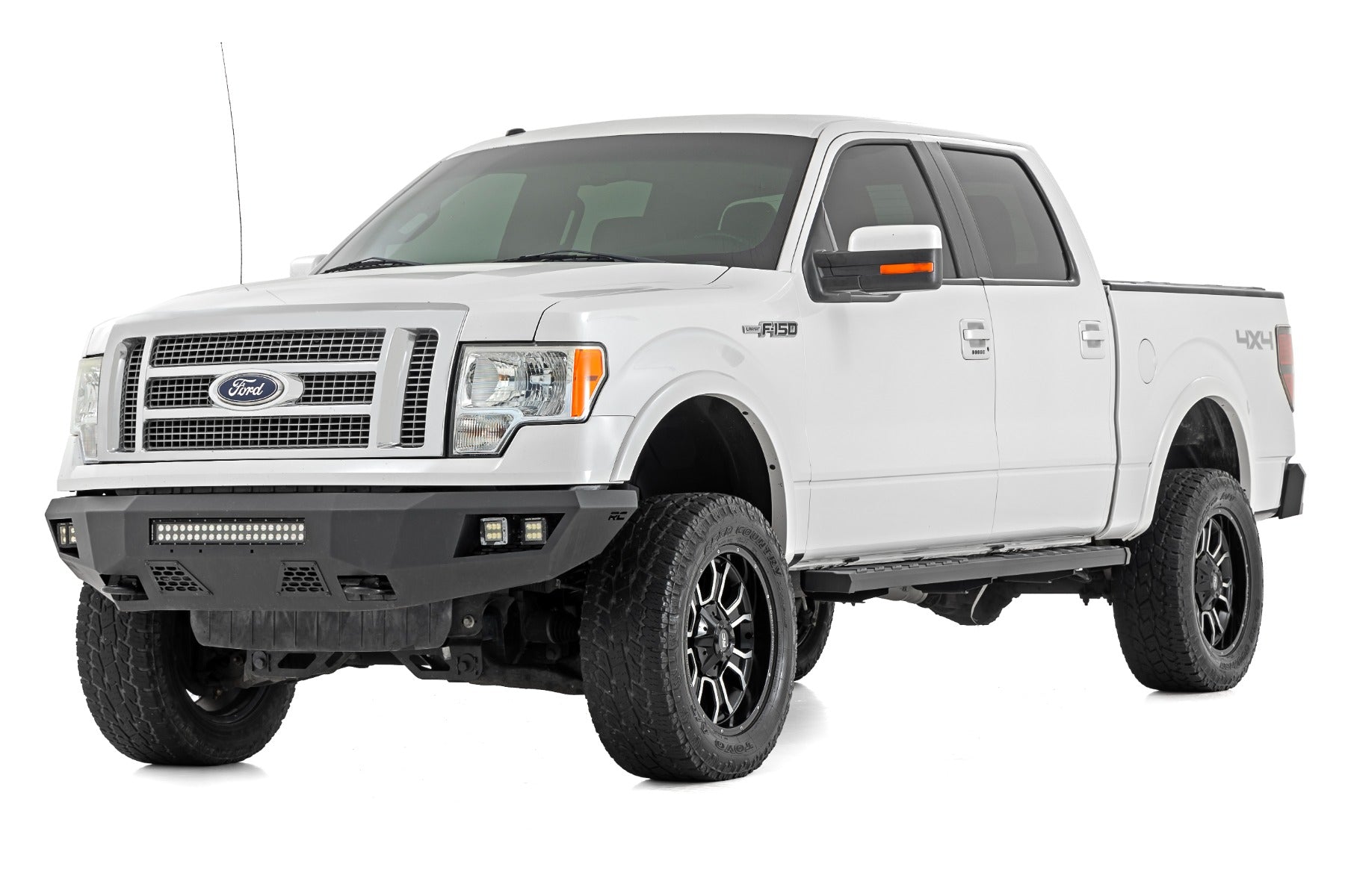 Rough Country BA2 Running Board Side Step Bars Ford F-150 09-14 41012