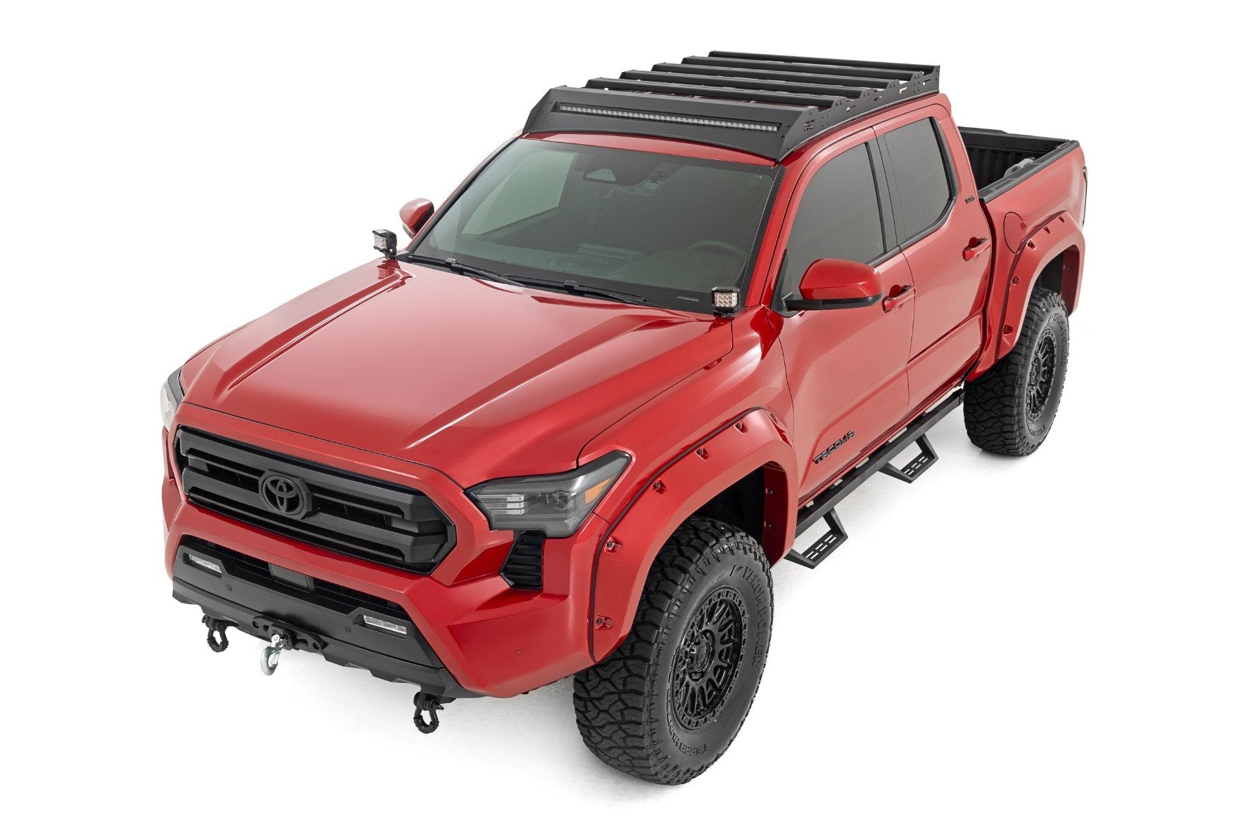 Rough Country Roof Rack 40" Black LED Toyota Tacoma 4WD 2024 72110
