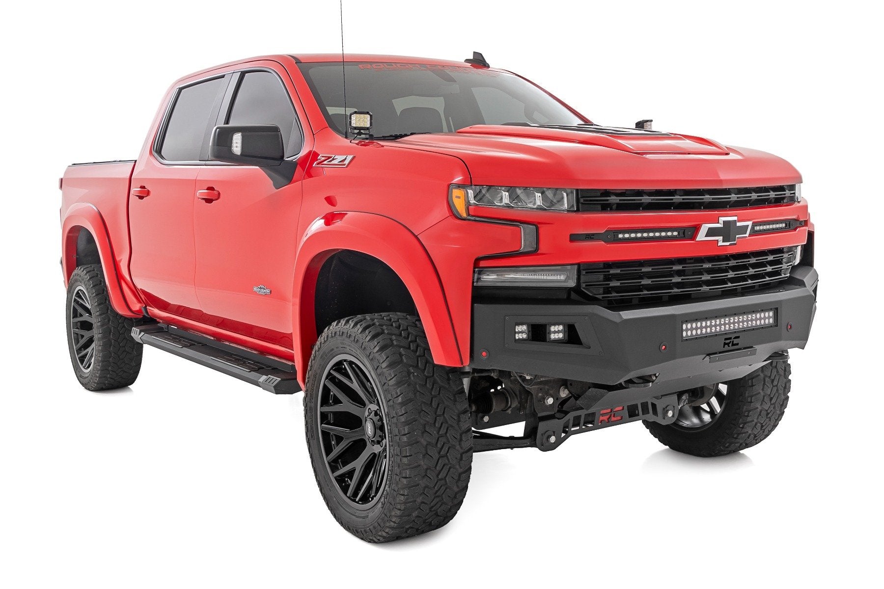 Rough Country HD2 Running Boards Crew Cab Chevy/GMC 1500/2500HD/3500HD 19-24 SRB01900B