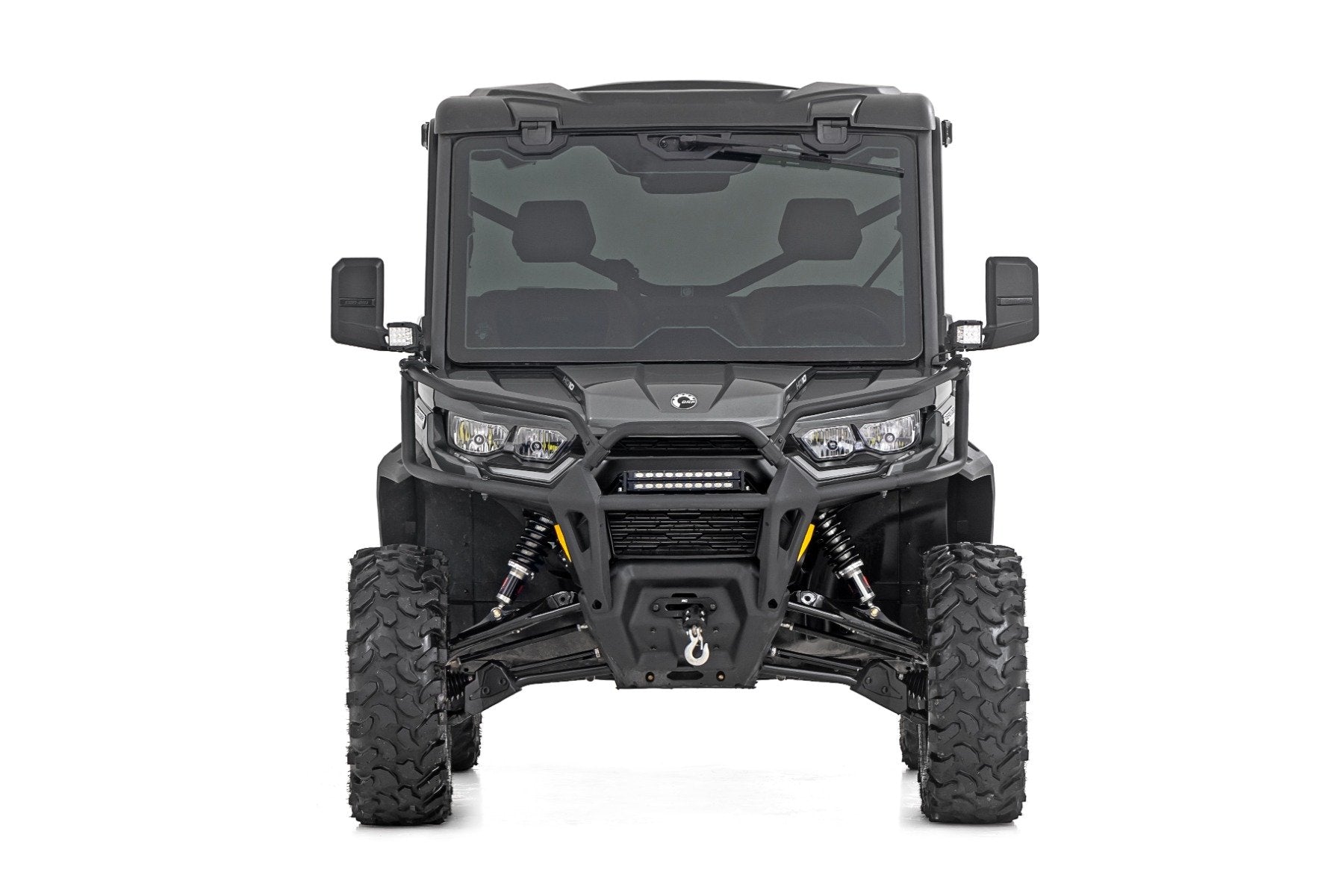 Rough Country M1 Front Coil Over Shocks Height Adjust Can-Am Defender MAX HD10 301011