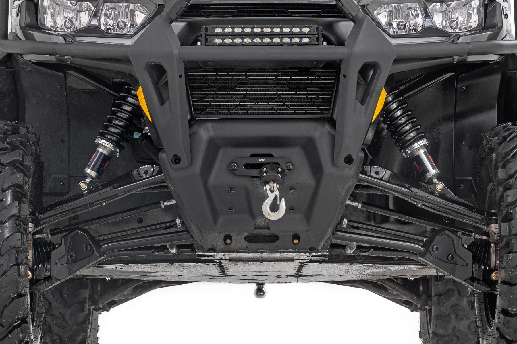 Rough Country M1 Front Coil Over Shocks Height Adjust Can-Am Defender MAX HD10 301011