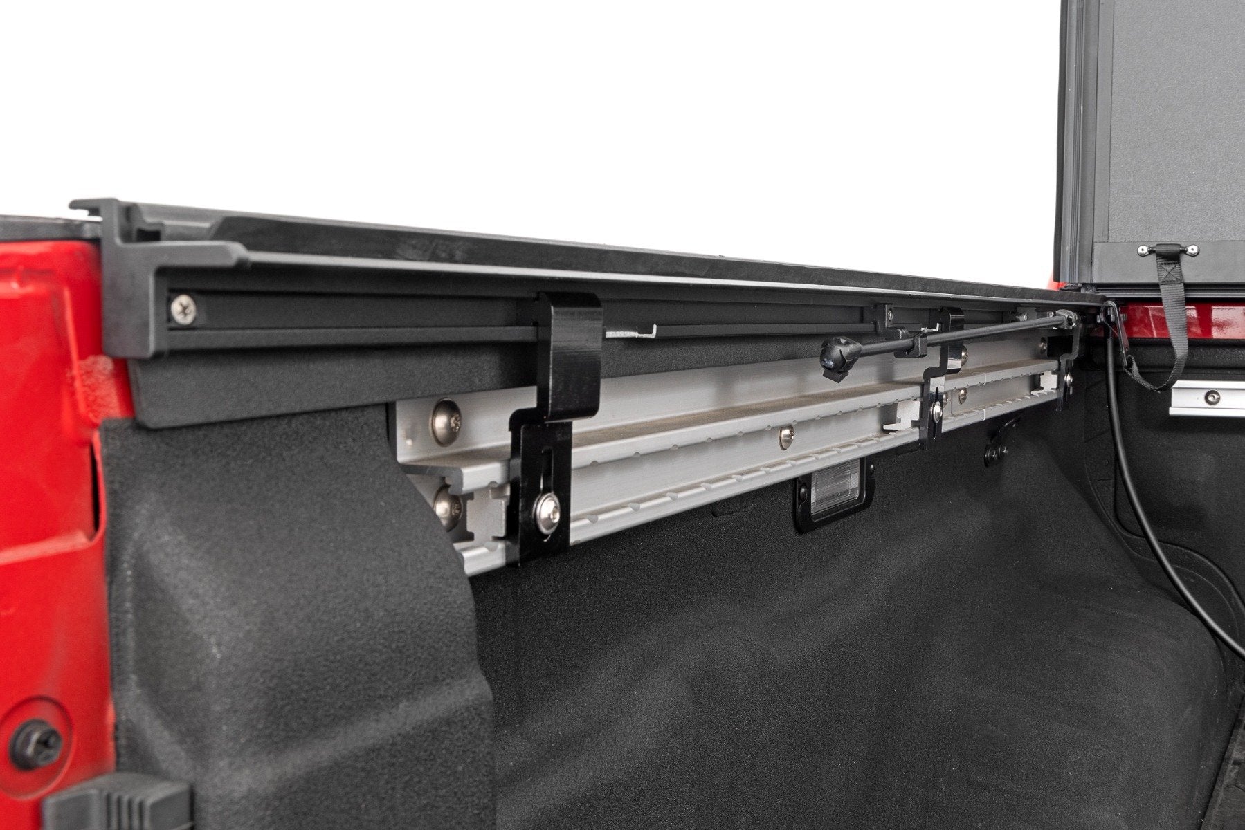 Rough Country Hard Tri-Fold Flip Up Bed Cover 5' Bed | Nissan Frontier 2WD/4WD (22-25) 49520551A