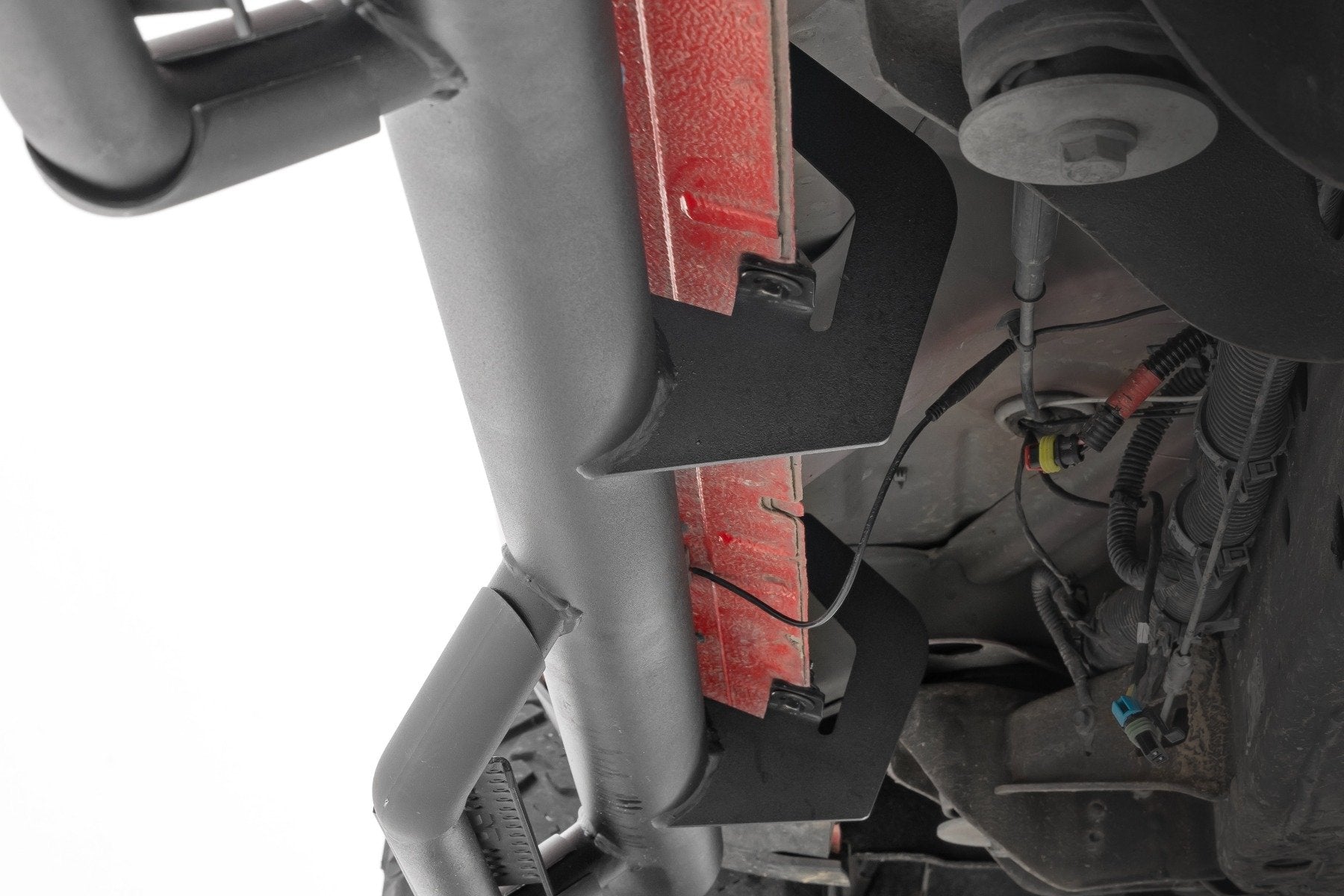 Rough Country Nerf Steps | Cab Length | Extended Cab | 6'7" Bed | Chevy/GMC 1500 (14-18 & Classic)