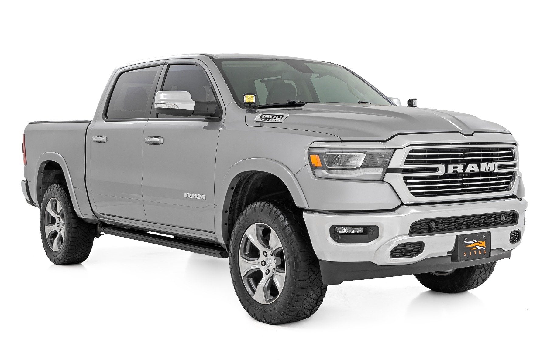 Rough Country LED Kit Ditch Mount 2" Black White DRL Ram 1500 19-25 82289
