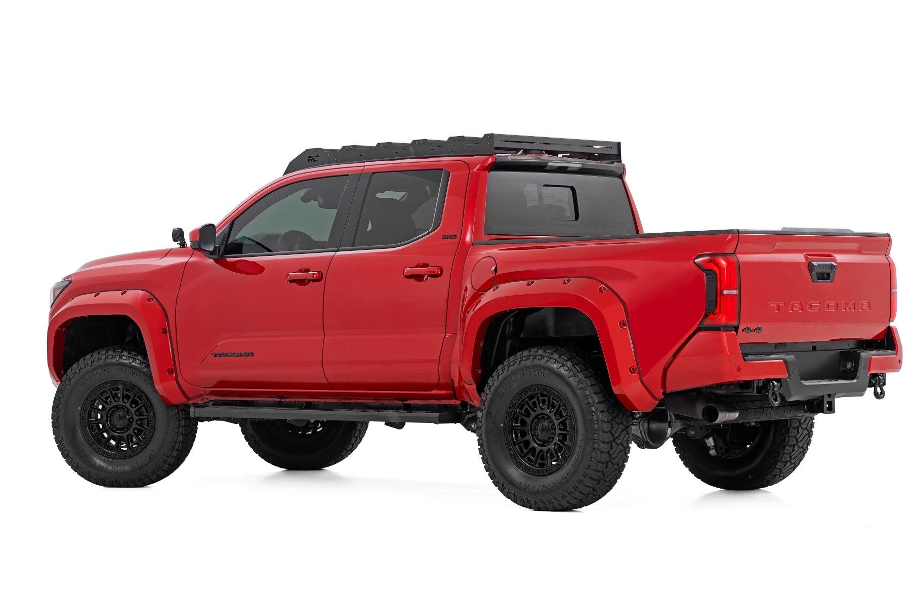 Rough Country BA2 Running Boards Side Step Bars Double Cab for Tacoma 24-25 41013A
