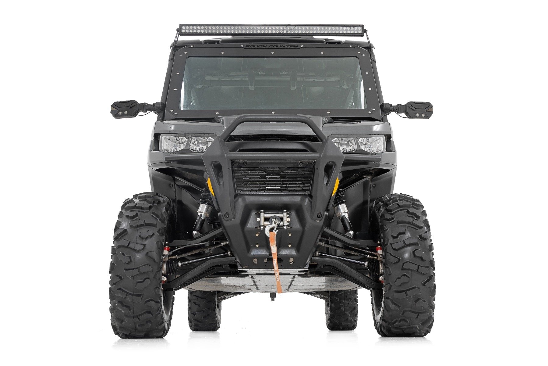 Rough Country High Clearance Control Arms w/ 2" Offset | Can-Am Defender HD 5/HD 8/HD 9/HD 10 97041BLK