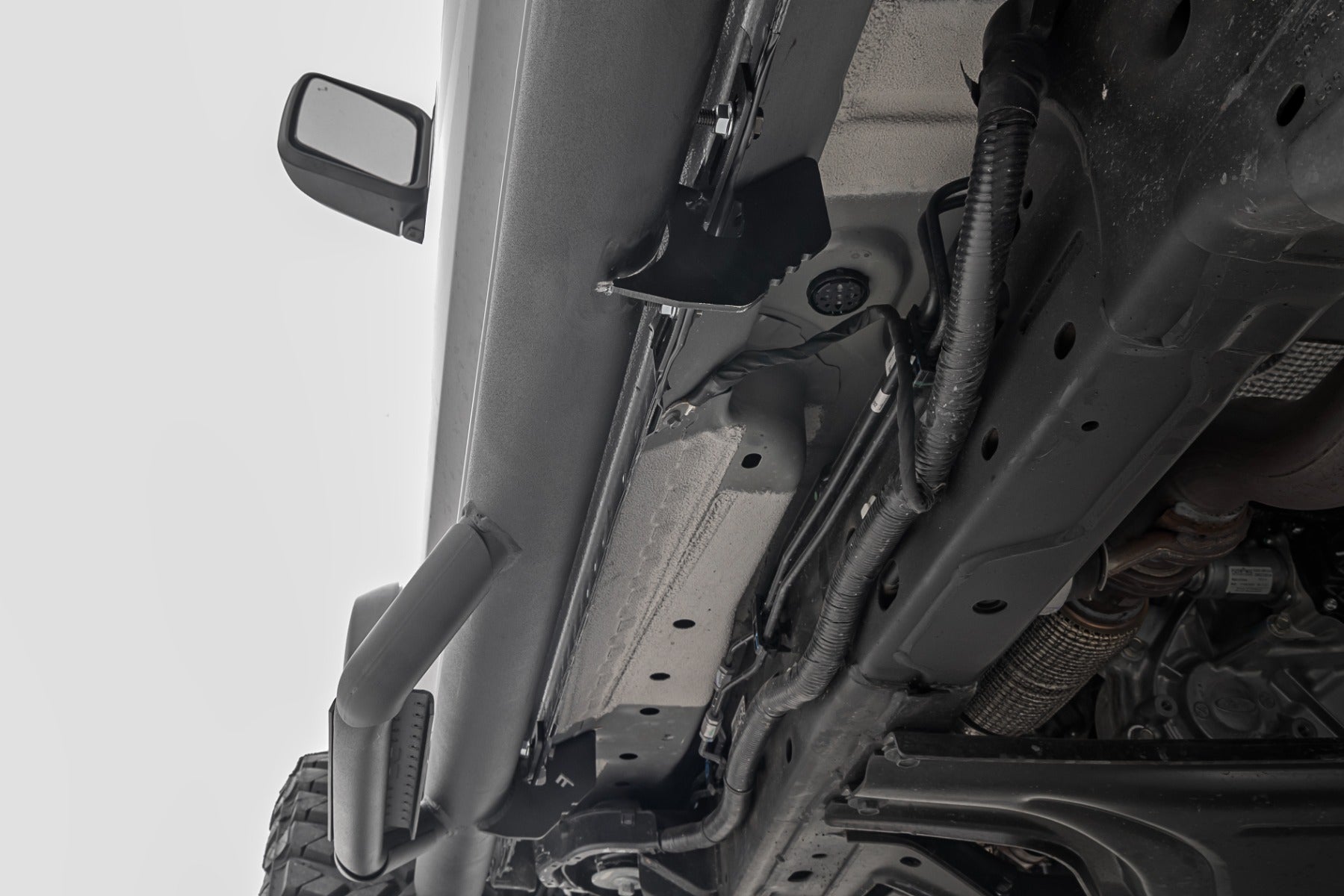 Rough Country Nerf Steps | Wheel to Wheel | 2 Door | for Ford Bronco (2 Door) 4WD (2021-2025)