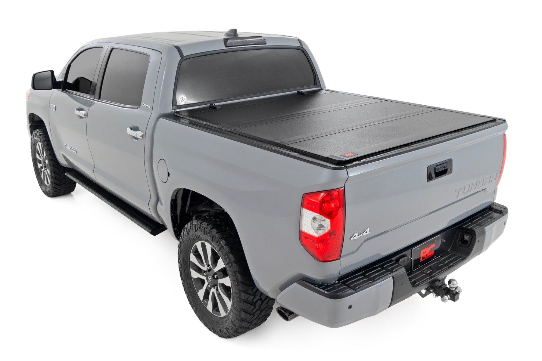 Rough Country Hard Tri-Fold Flip Up Bed Cover 5'7" Bed Toyota Tundra 07-21 49414551
