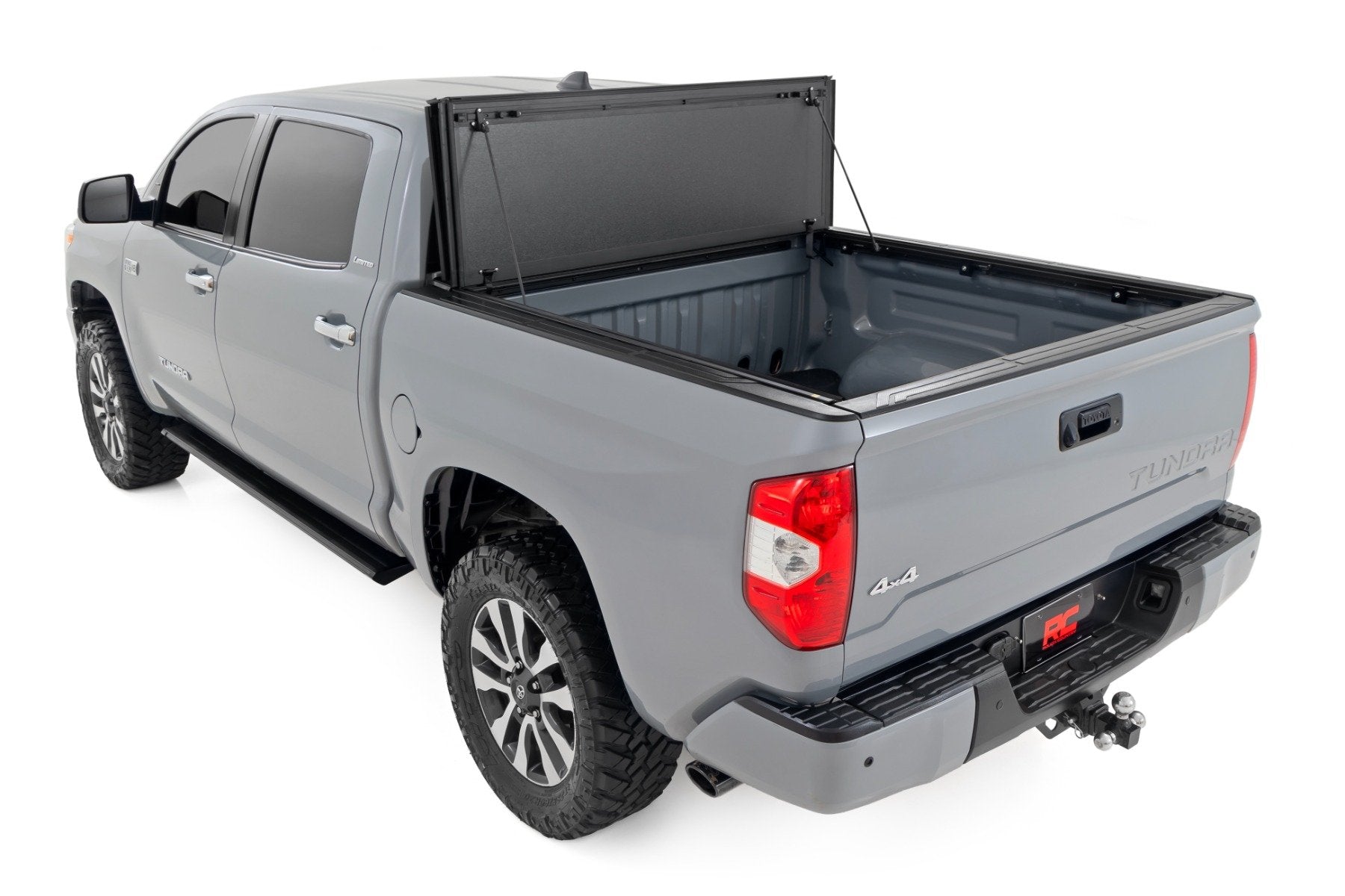 Rough Country Hard Tri-Fold Flip Up Bed Cover 5'7" Bed Toyota Tundra 07-21 49414551