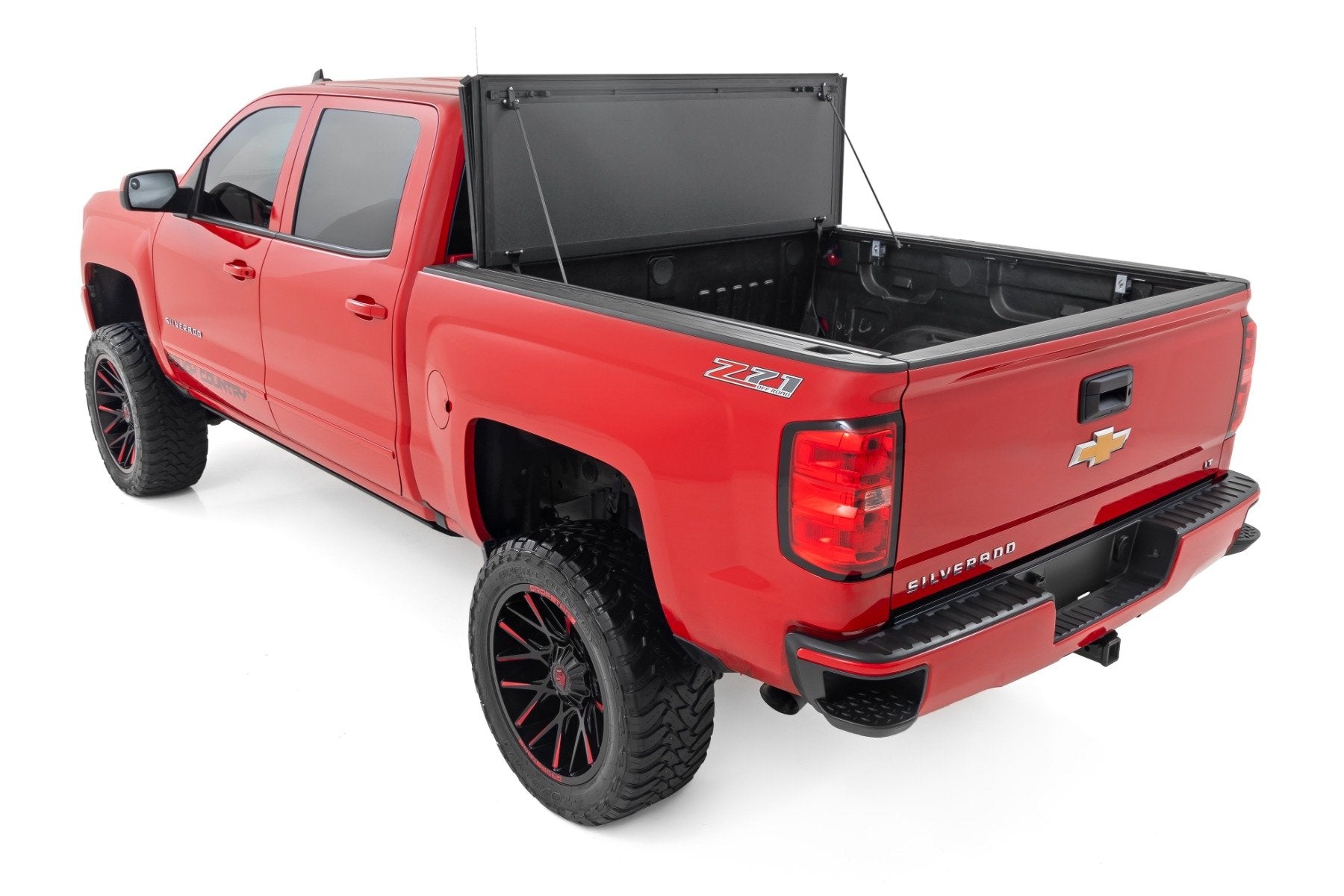 Rough Country Hard Tri-Fold Flip Up Bed Cover 5'9" Bed Chevy/GMC 1500 14-18 49119551