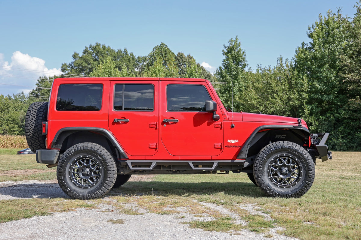 Rough Country High Clearance LED Fender Flare Kit for Jeep Wrangler JK 07-18 99037