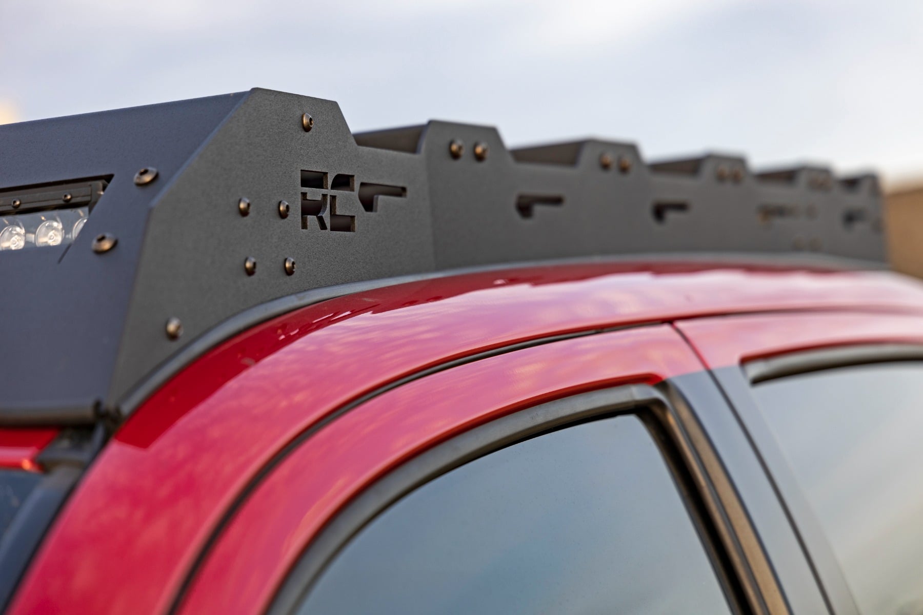 Rough Country Roof Rack w/ Front 40" LED Light for Toyota Tacoma Crew Cab 05-23 73107
