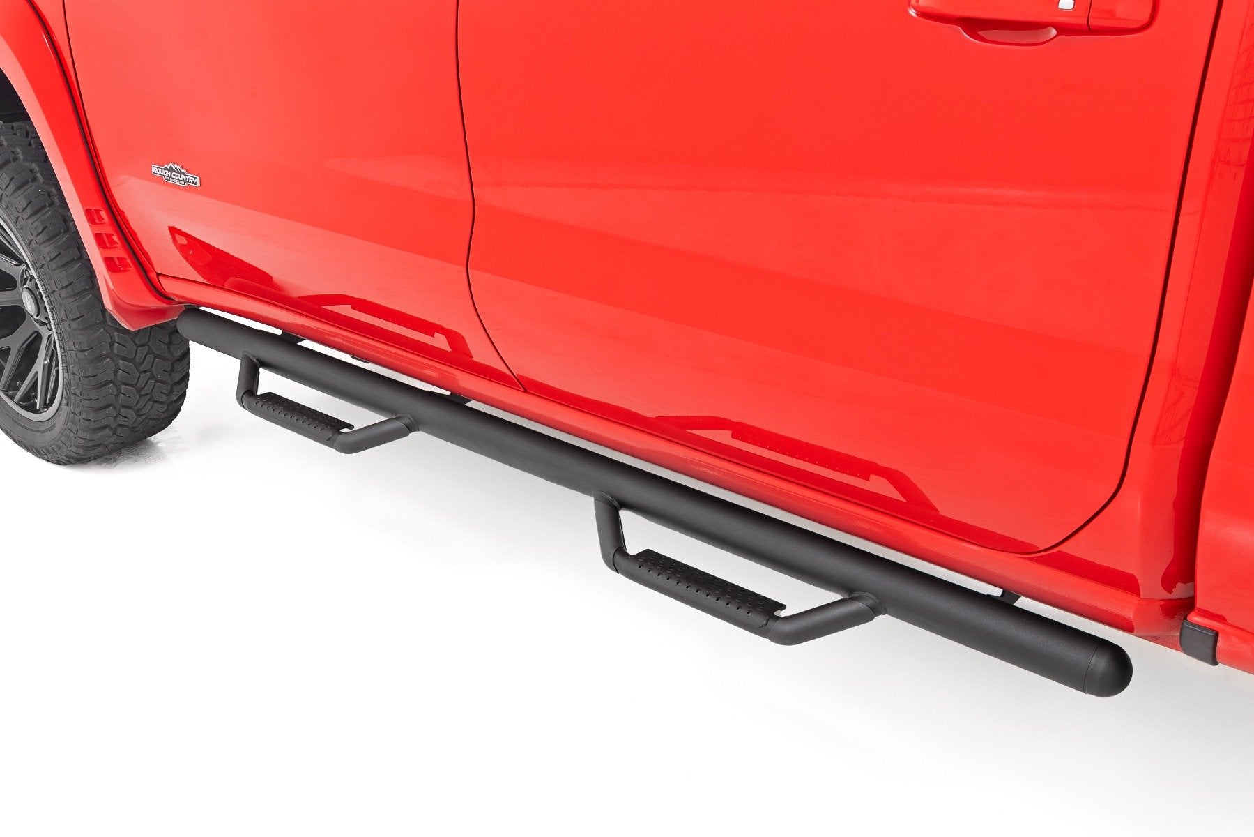 Rough Country Nerf Steps Cab Length Crew Cab Chevy/GMC 1500/2500HD/3500HD 19-24 RCC1980CCB