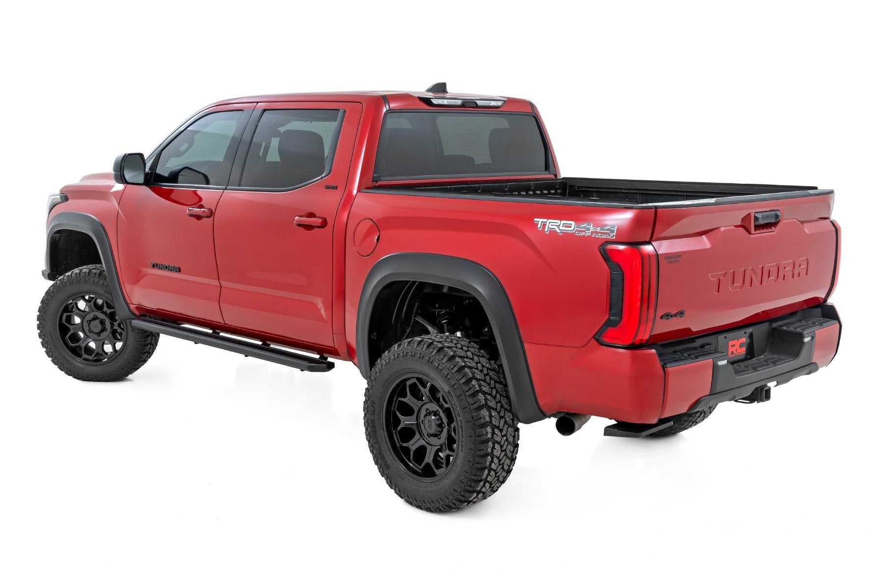 Rough Country Multi-Color LED Running Boards | CrewMax | for Toyota Tundra 2WD/4WD (2022-2025)