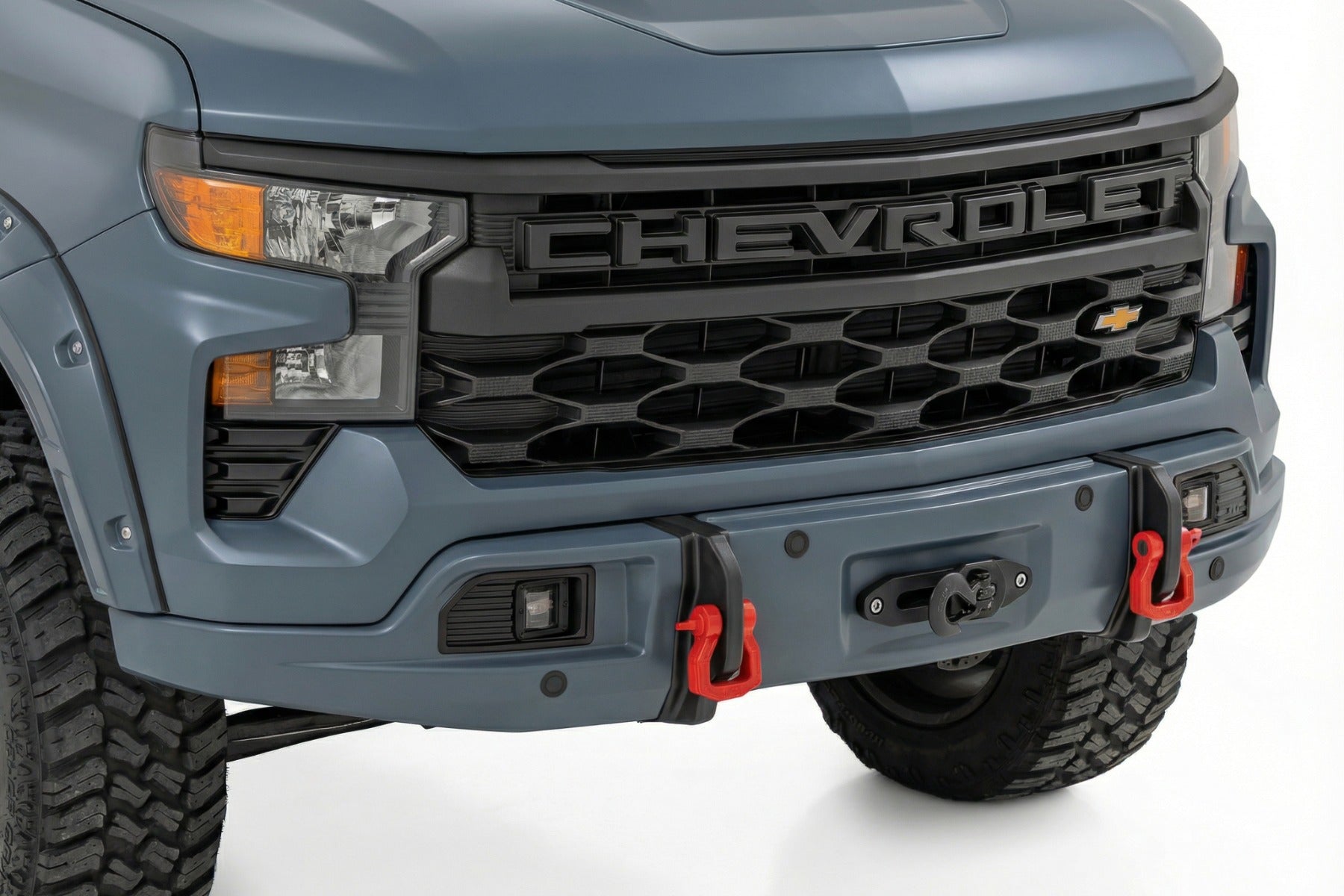 Rough Country Front FXS Bumper 12000S GNO Slate Gray Chevy Silverado 1500 23-26 13007-GNO
