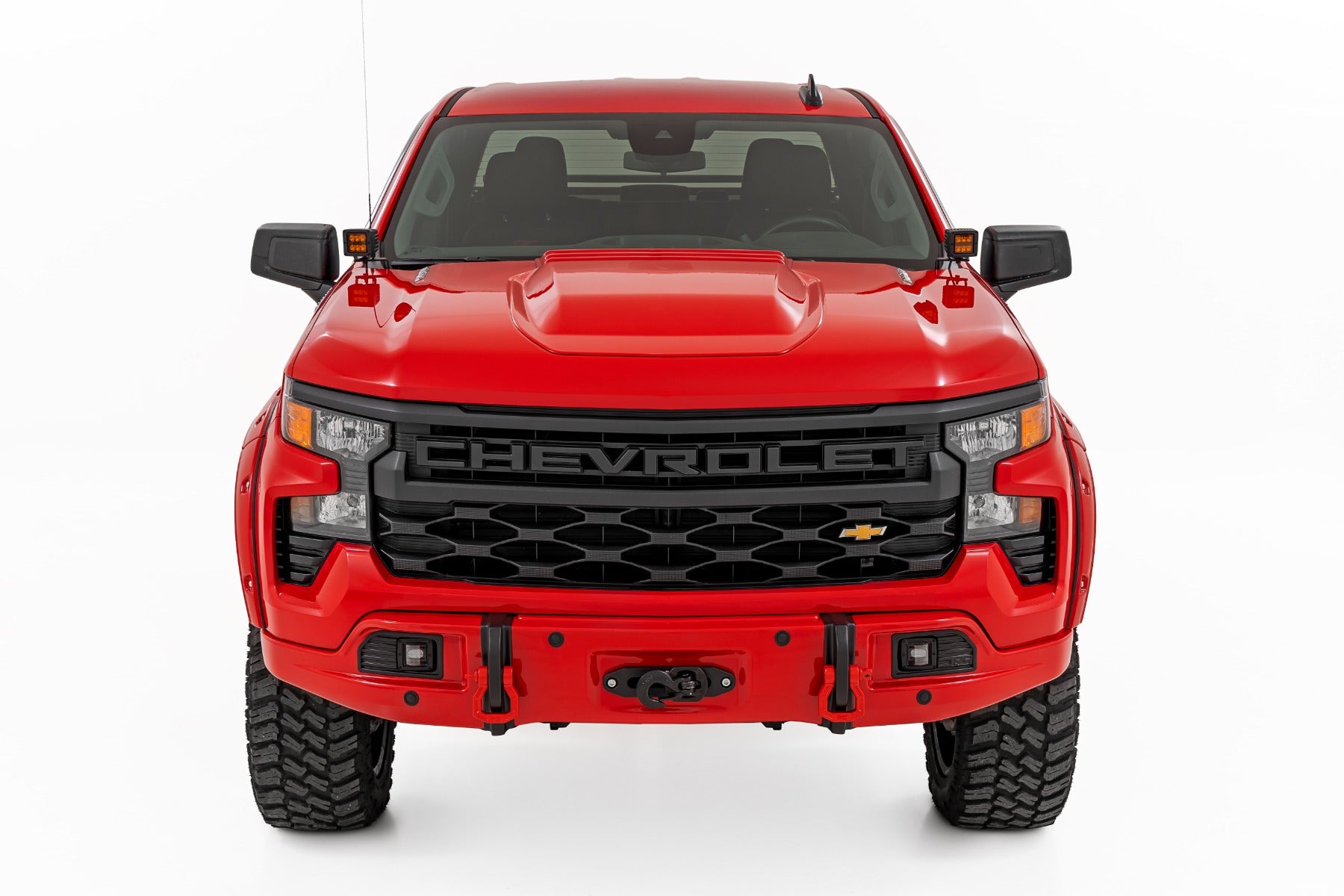 Rough Country Front FXS Bumper 12000S G7C Red Hot Chevy Silverado 1500 23-26 13007-G7C