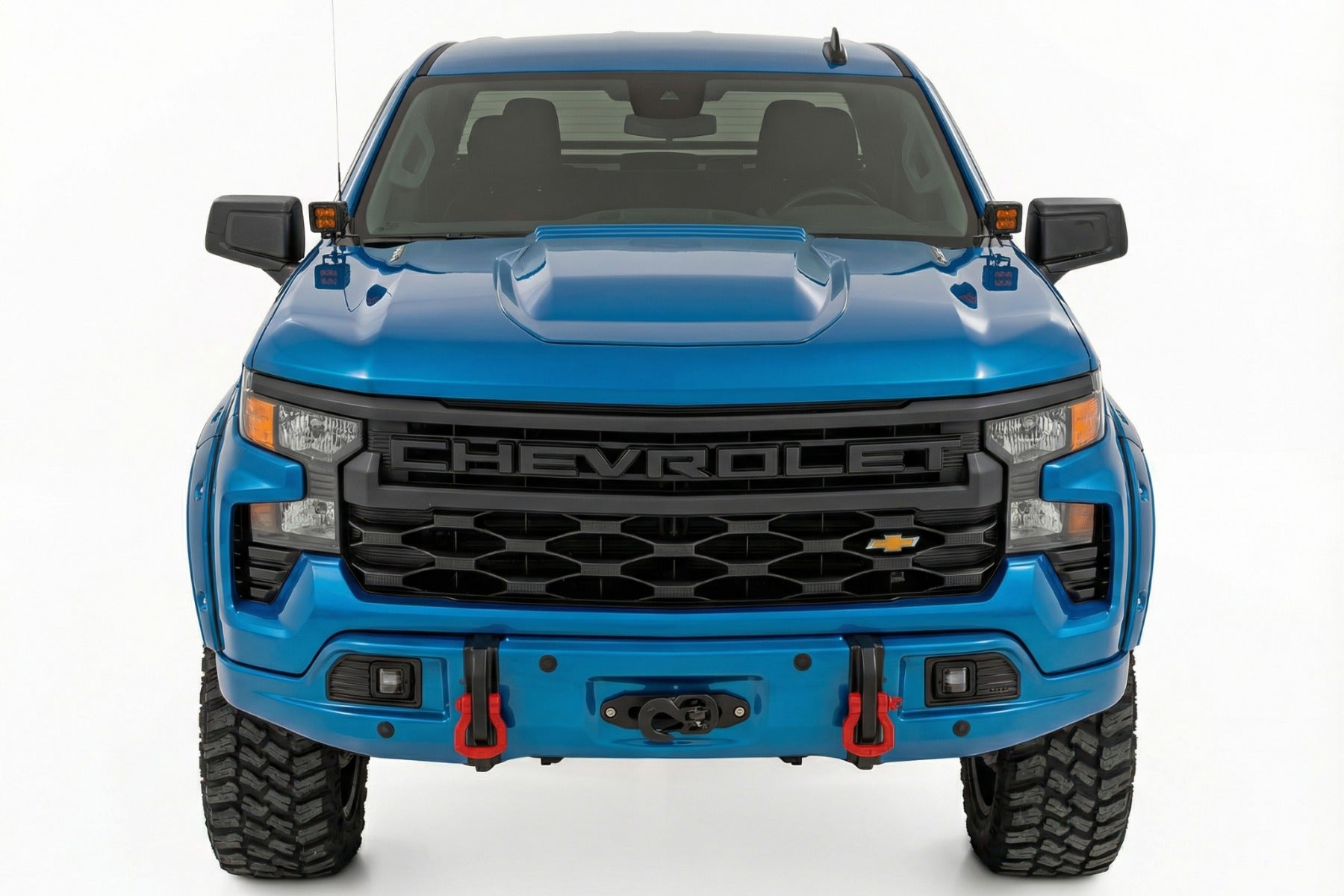 Rough Country Front FXS Bumper 12000S GXP Lakeshore Blue Silverado 1500 23-26 13007-GXP