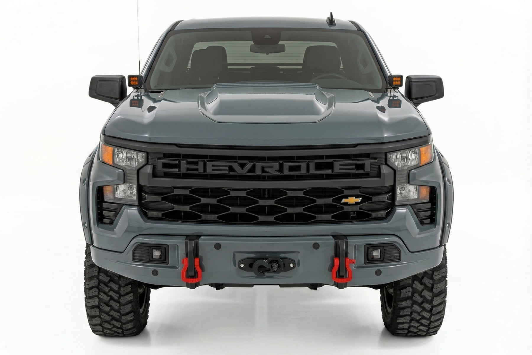 Rough Country Front FXS Bumper 12000S GBD Cypress Gray Chev Silverado 1500 23-26 13007-GBD