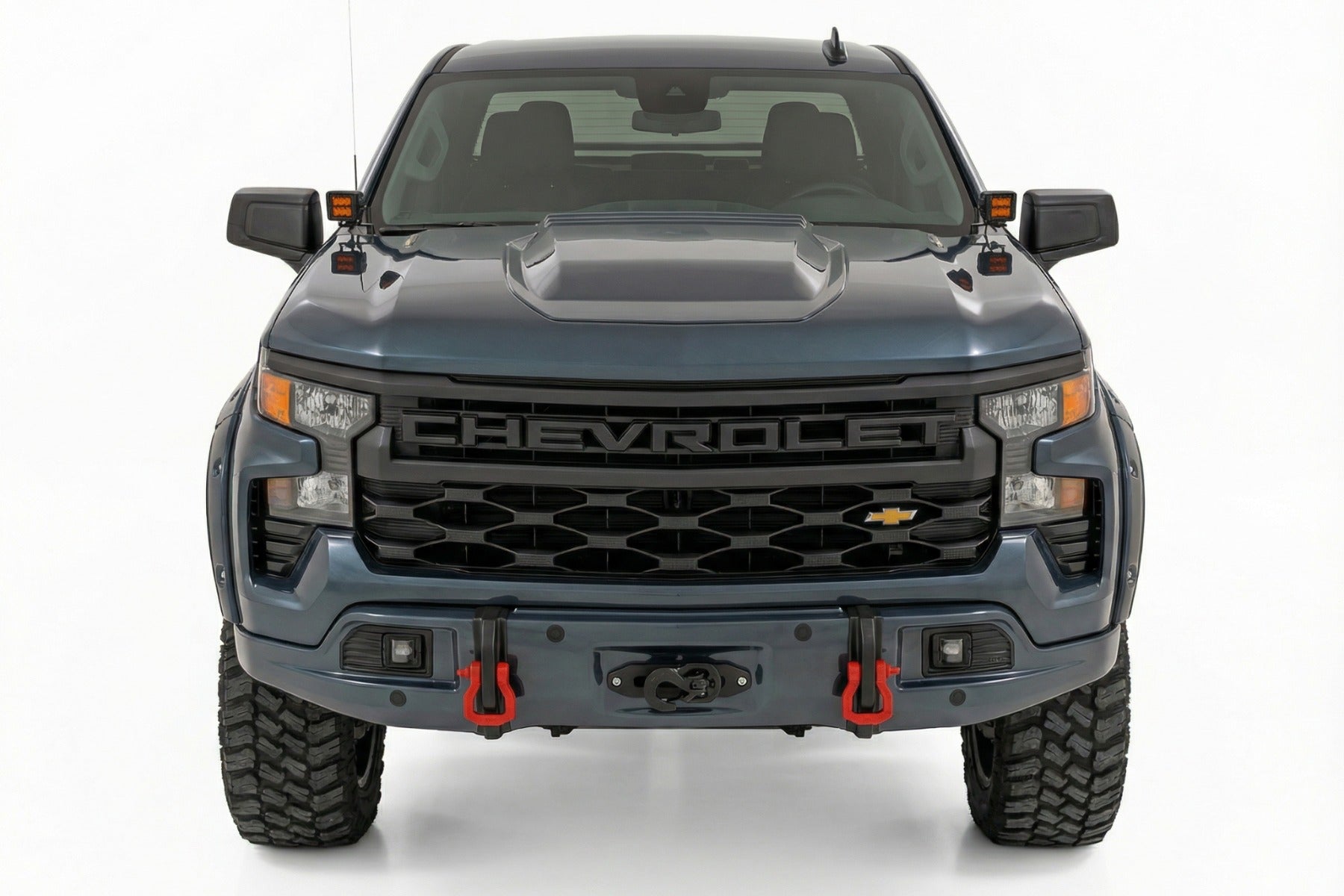 Rough Country Front FXS Bumper 12000S G6M Dark Ash Chevy Silverado 1500 23-26 13007-G6M