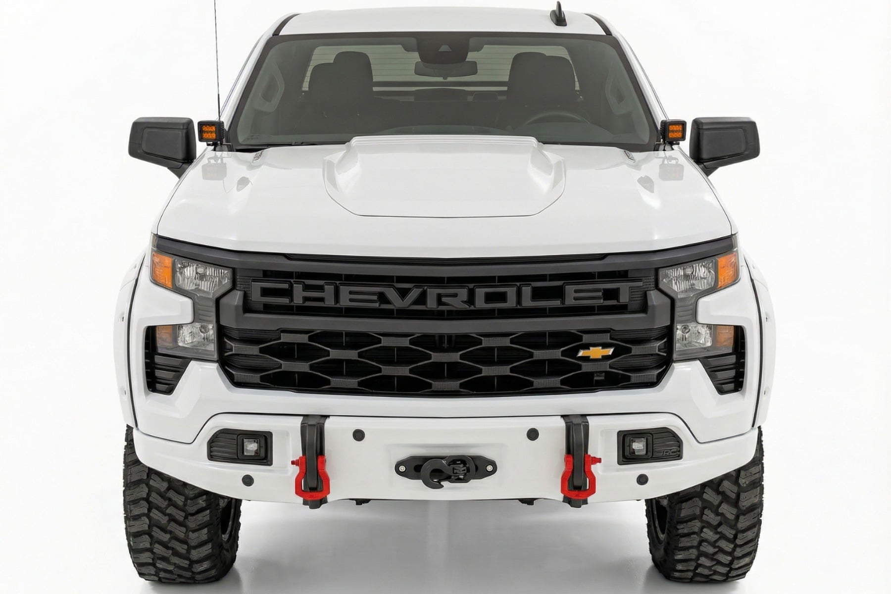 Rough Country Front FXS Bumper 12000S GAZ Summit White Silverado 1500 23-26 13007-GAZ