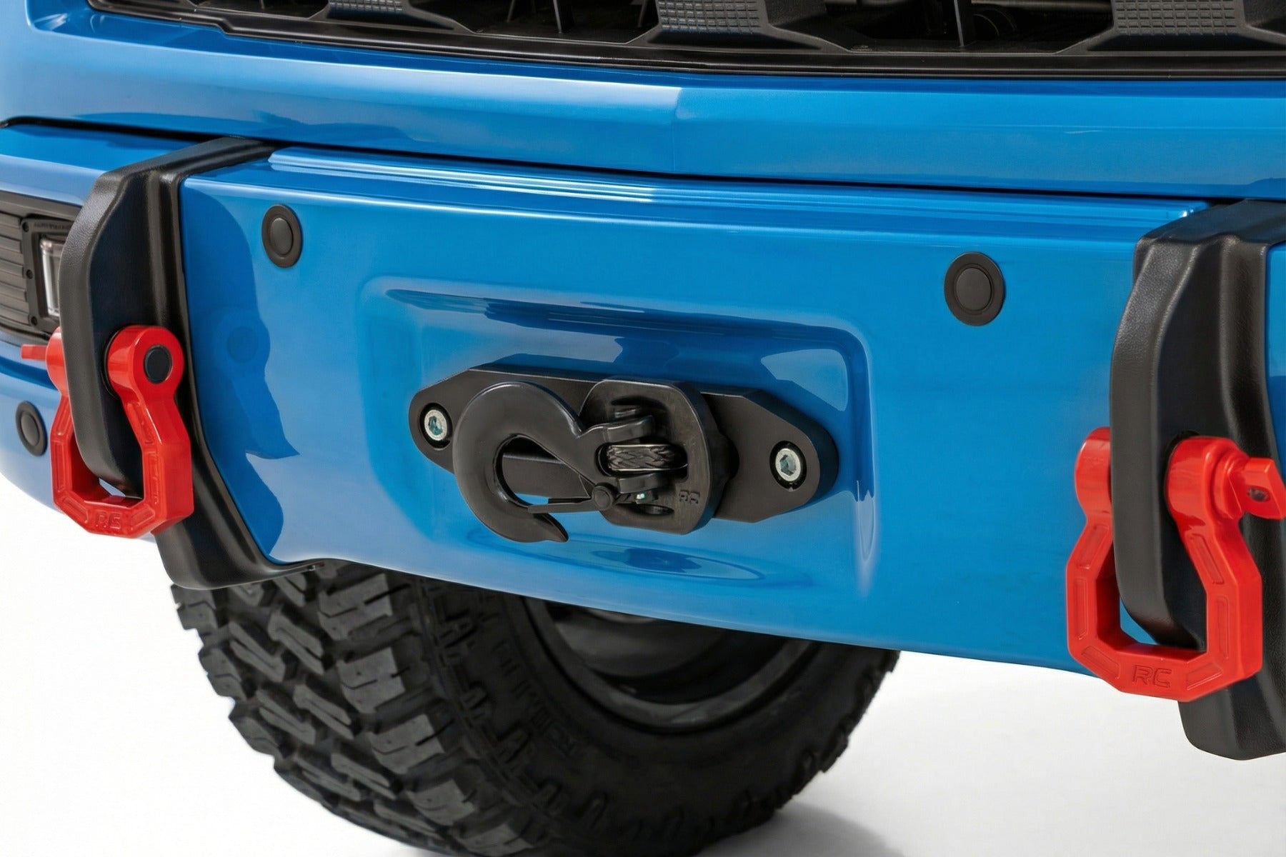 Rough Country Front FXS Bumper 12000S GLT Glacier Blue Chev Silverado 1500 23-26 13007-GLT