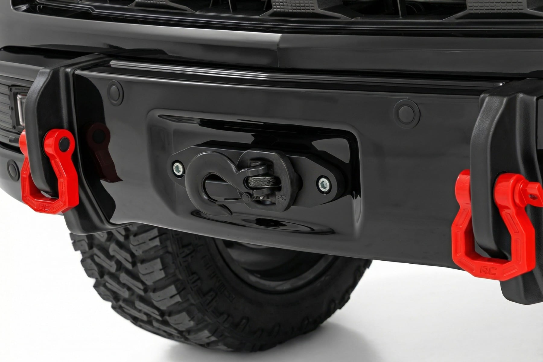 Rough Country Front FXS Bumper 12000S GB8 Mosaic Black Chev Silverado 1500 23-26 13007-GB8