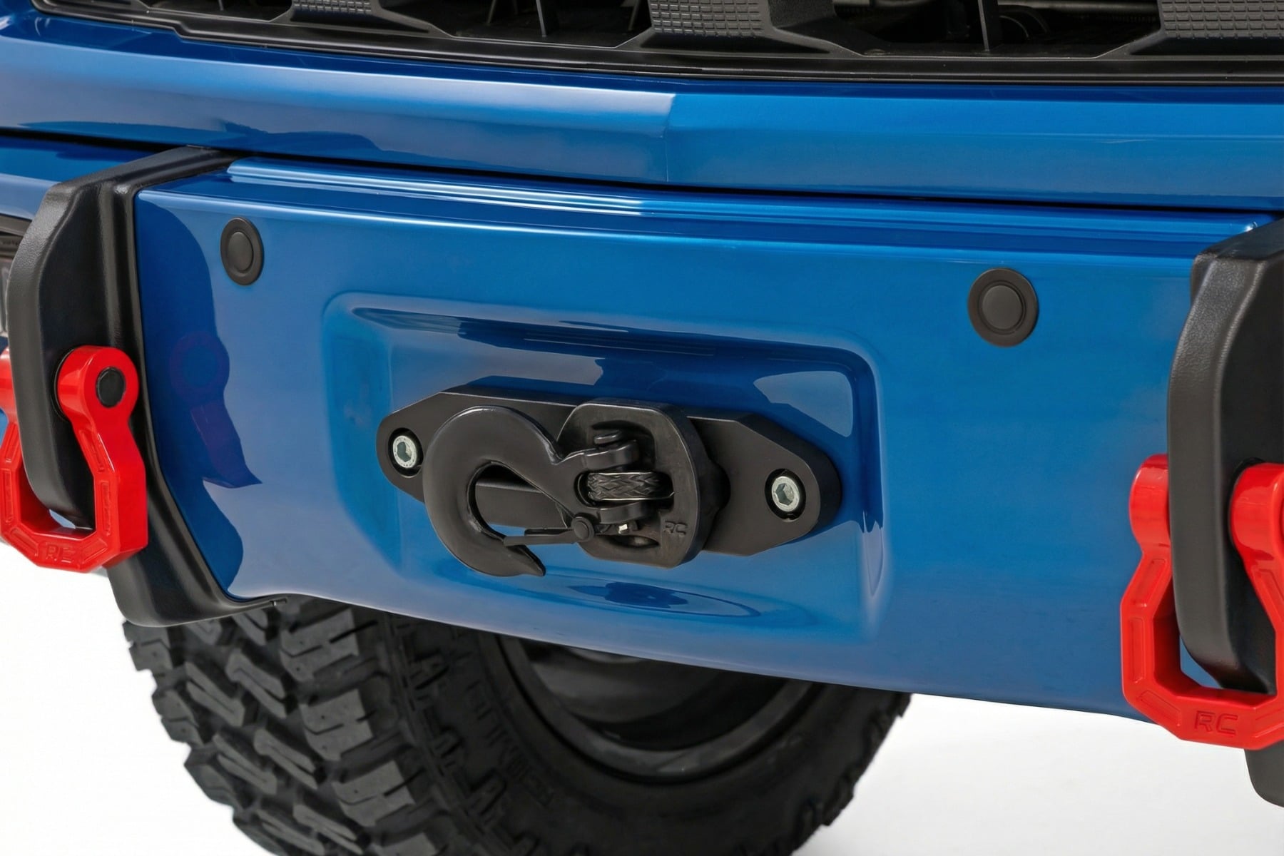 Rough Country Front FXS Bumper 12000S GJV Riptide Blue Chev Silverado 1500 23-26 13007-GJV