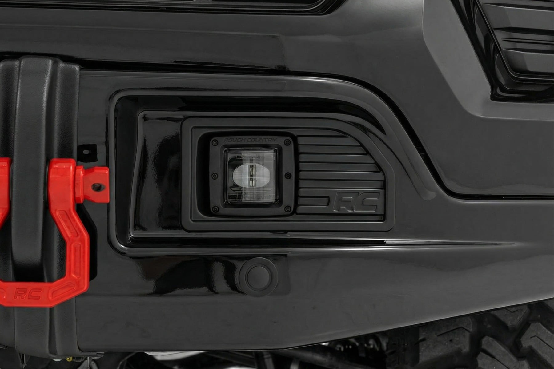 Rough Country Front FXS Bumper 12000S GB8 Mosaic Black Chev Silverado 1500 23-26 13007-GB8