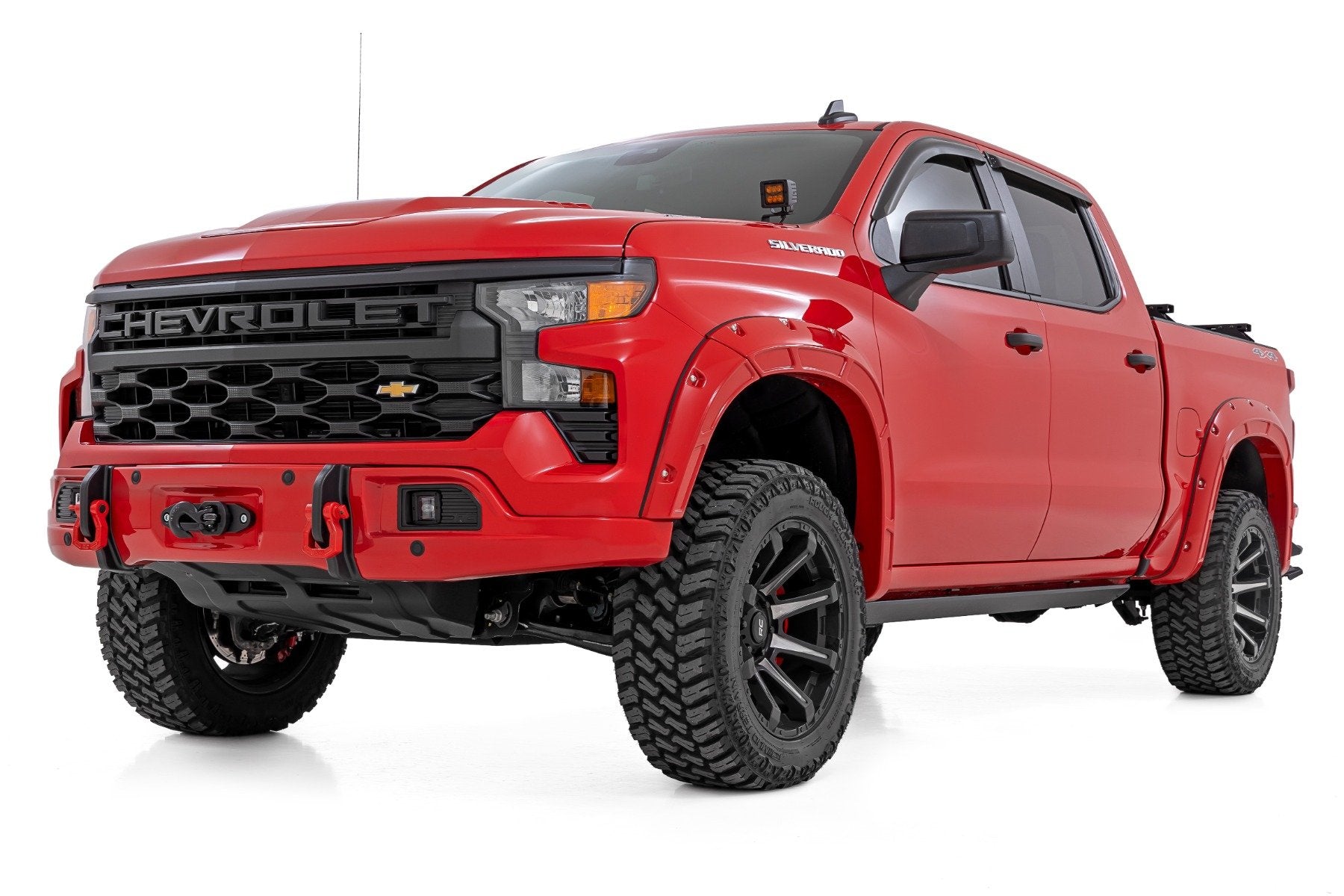 Rough Country GJV Riptide Blue | 2023+ Silverado Metal Bumper / Plastic Cover 13006-GJV
