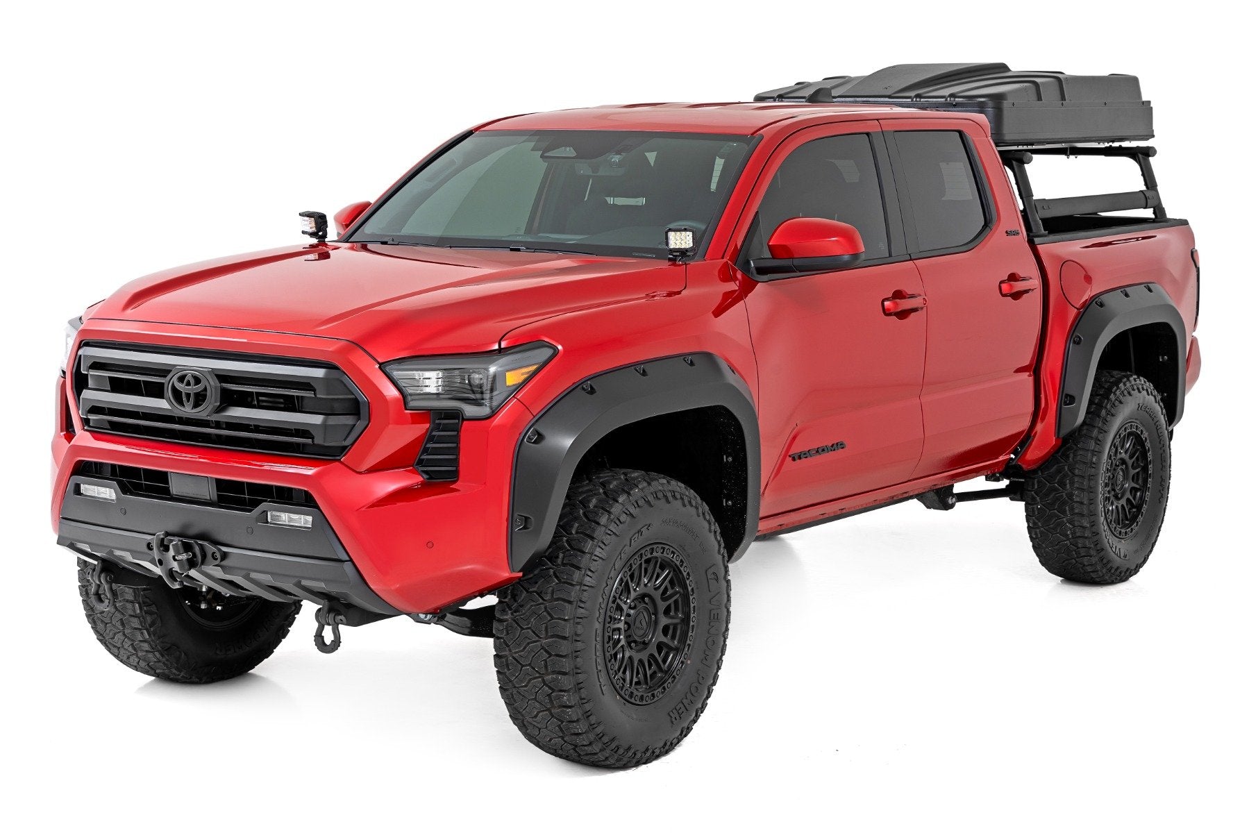 Rough Country LED Kit Ditch Mount Black Series 3.5" Amber DRL Tacoma 2024 72106