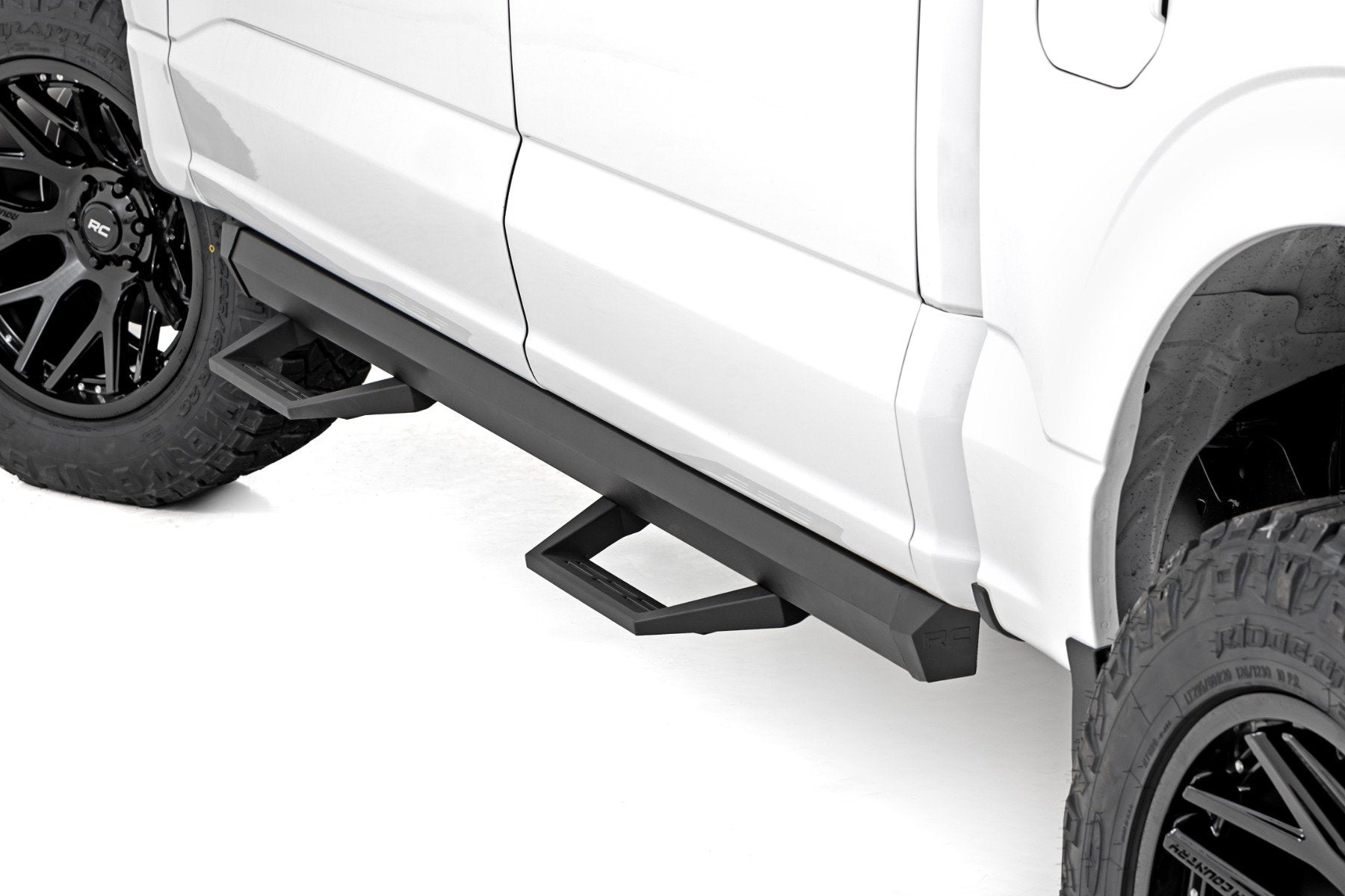 Rough Country SRL2 Adjustable Aluminum Steps | for Ford Ranger 2019-2025 51131 -1