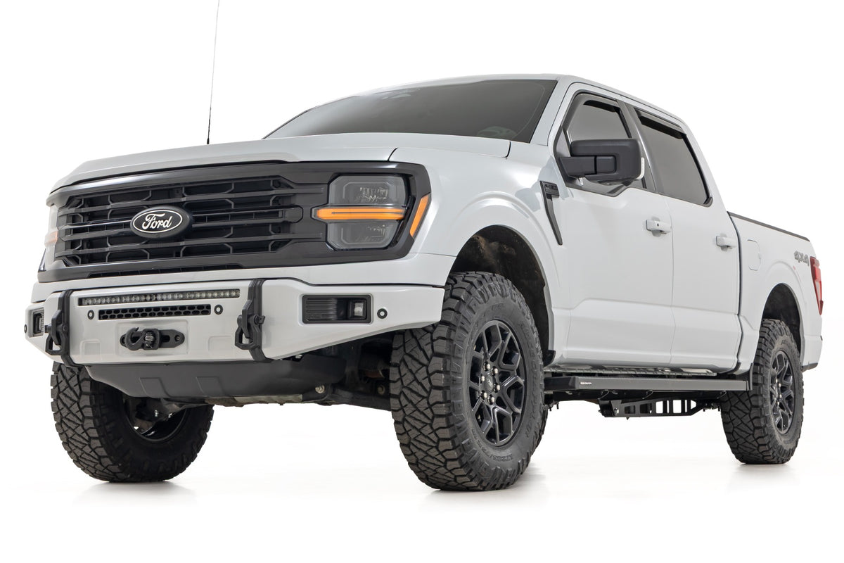 Rough Country FXS Front Bumper | A3 Space White | EcoBoost | for Ford F150 21-25 13012-A3