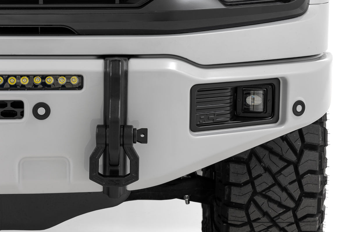 Rough Country FXS Front Bumper | A3 Space White | EcoBoost | for Ford F150 21-25 13012-A3