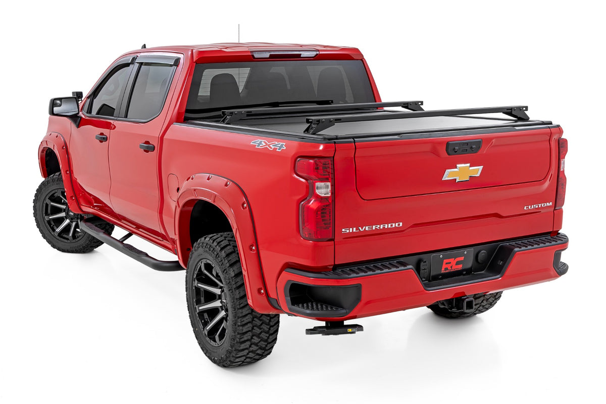 Rough Country Nerf Steps | 3" Tube | Crew Cab | Chevy/GMC 1500/2500/3500HD 19-26 43002