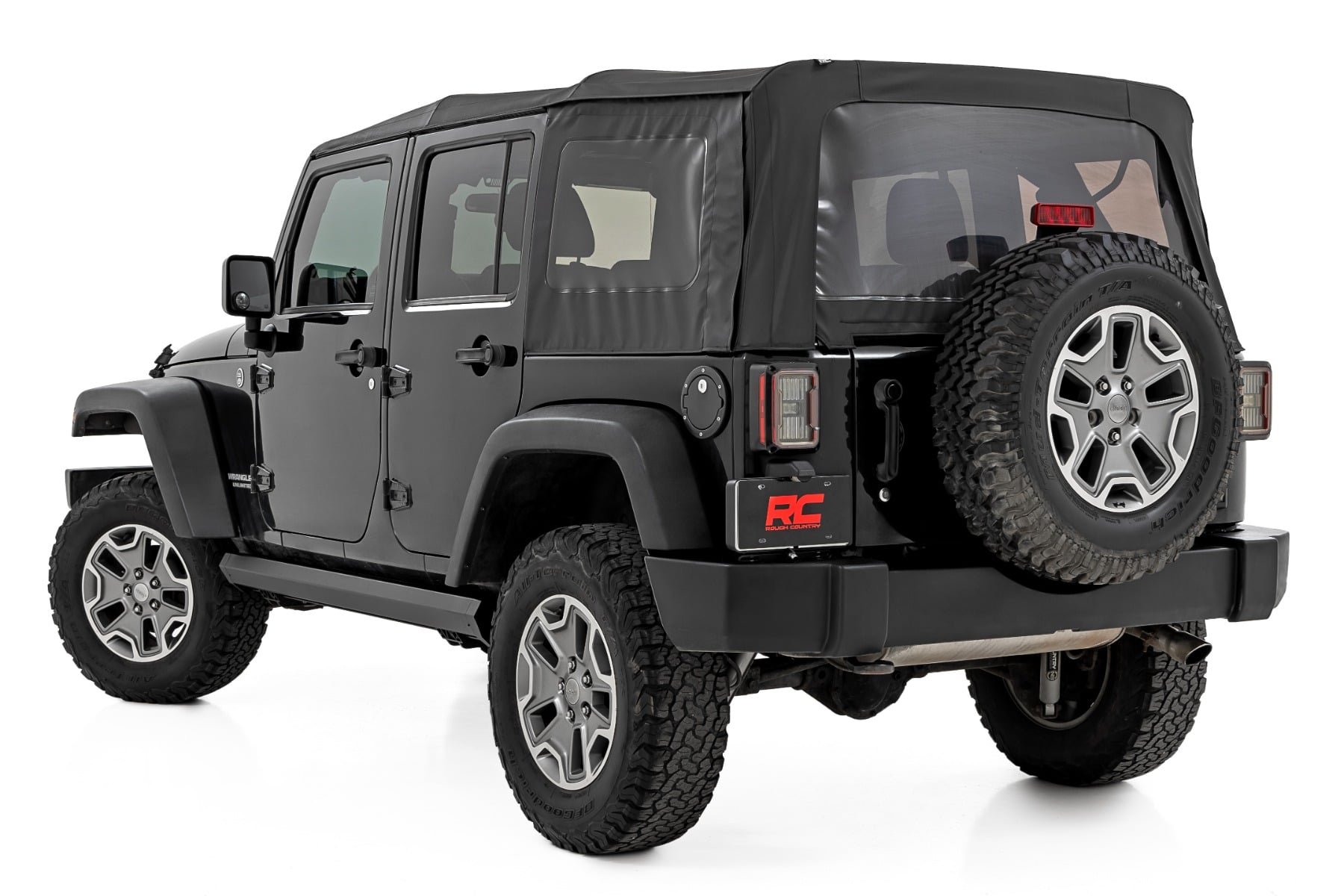 Rough Country Power Running Boards for Jeep Wrangler Unlimited 2007-2018 4 Door ESR610330