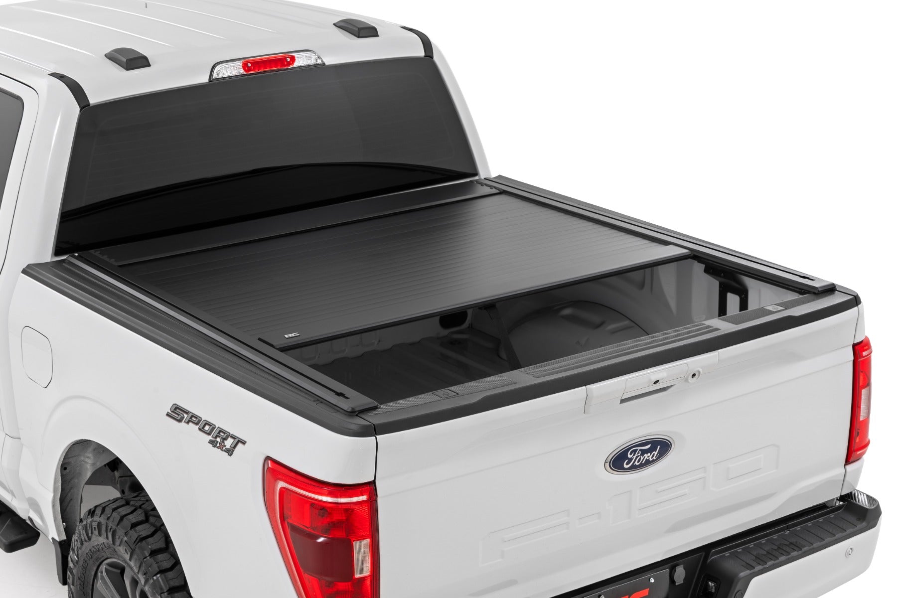 Rough Country Manual Bed Cover | 5'7" Bed | for Ford F150 15-26/Lightning 22-26 53509550