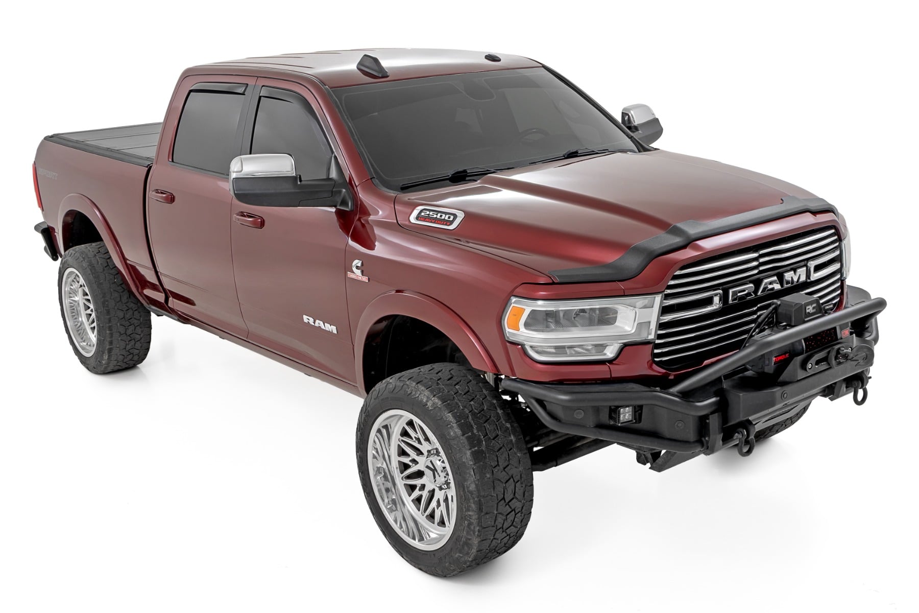 Rough Country Hood Protector Gloss Black for Ram 2500/3500 2WD/4WD 2019-2026 HP20011-RCGB
