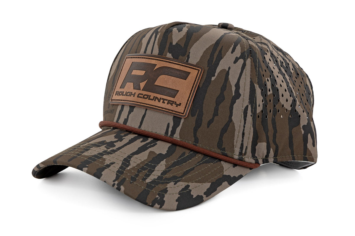 Rough Country Hat | OG Bottomland Camo | Rough Country Leather Patch 84140