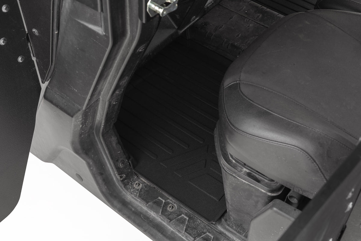 Rough Country Floor Mats | Rear | Can-Am Defender HD5/HD7/HD8/HD9/HD10 U-1102