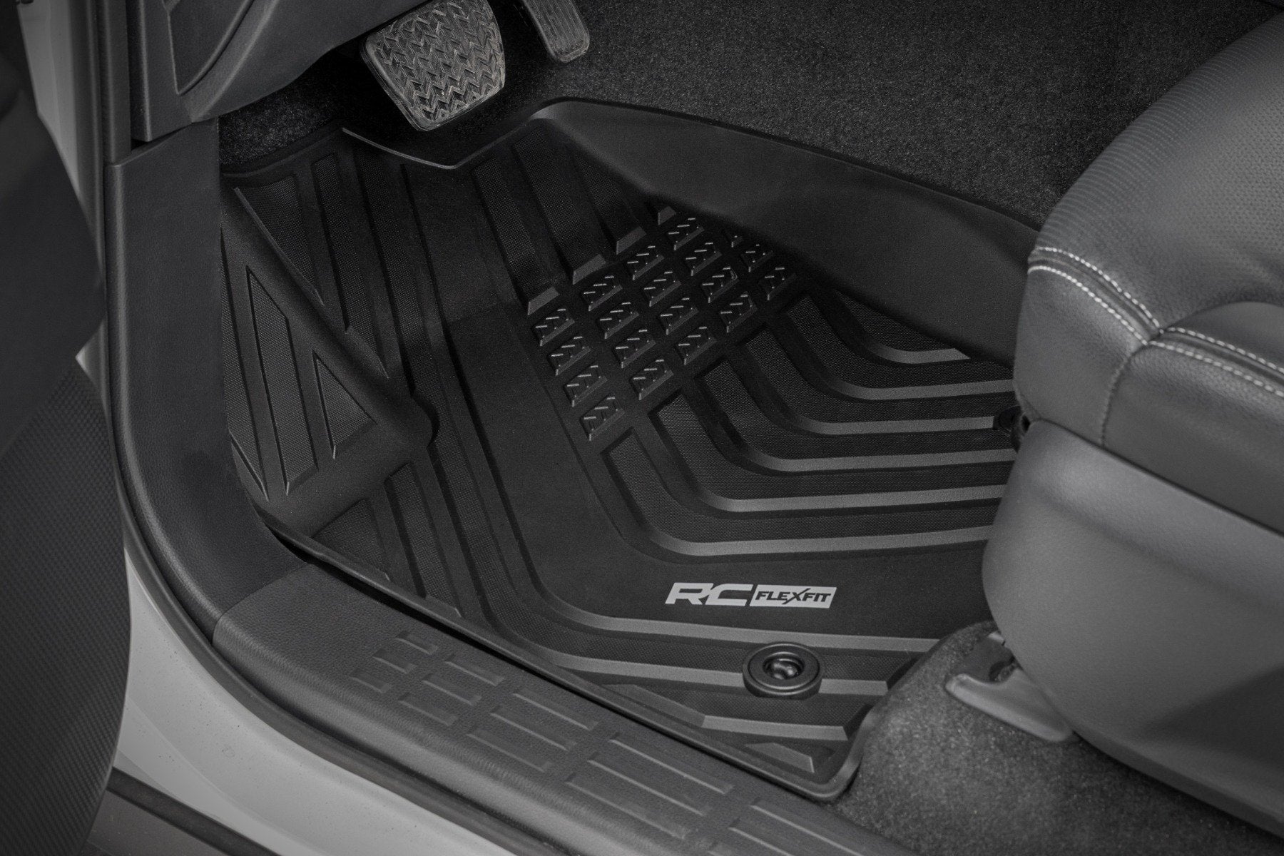 Rough Country Flex-Fit Floor Mats | FR & RR | for Toyota Landcruiser (2024-2025) FF-71618