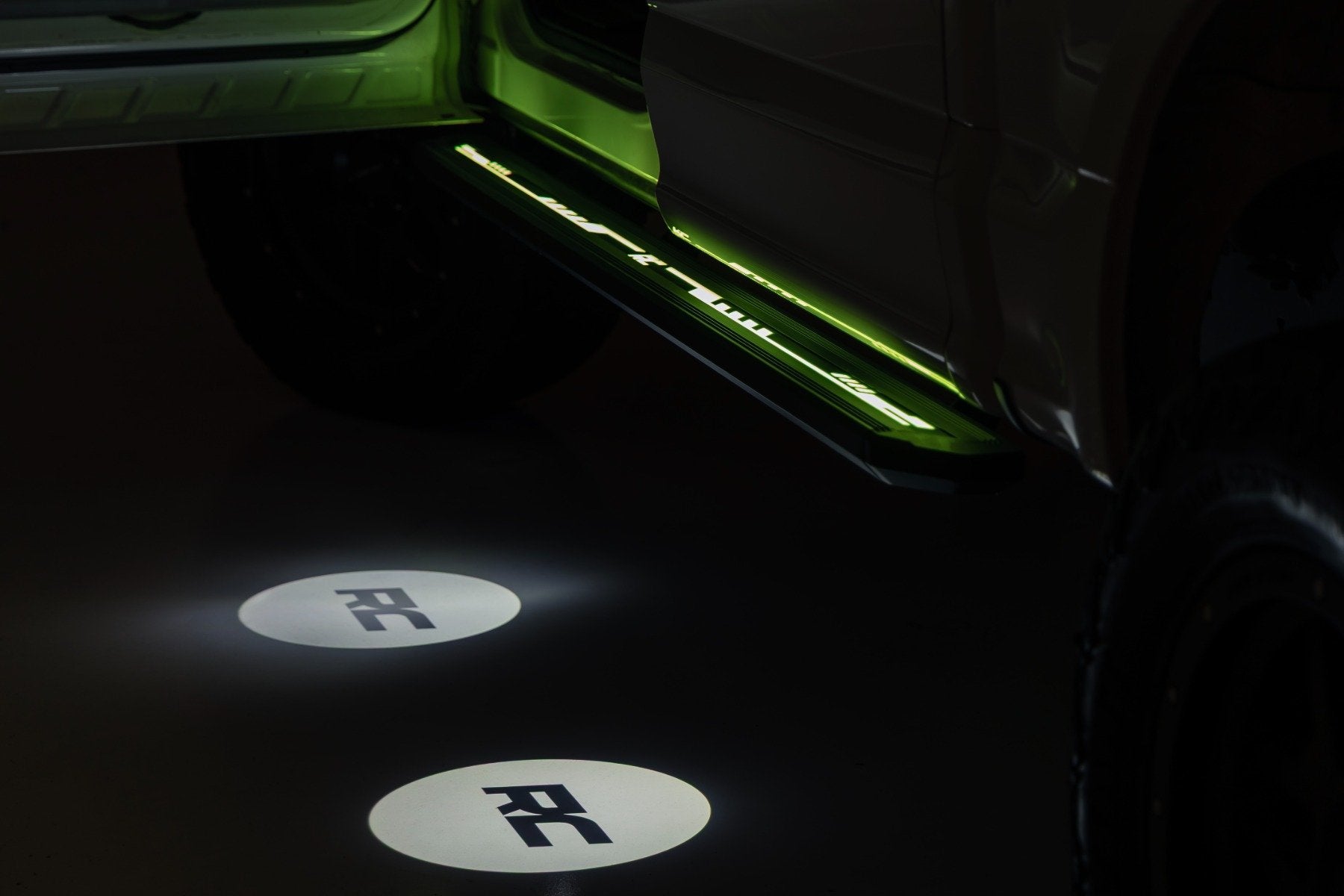 Rough Country Multi-Color LED Running Boards Crew Cab for Ram 2500/3500 11-26 55009