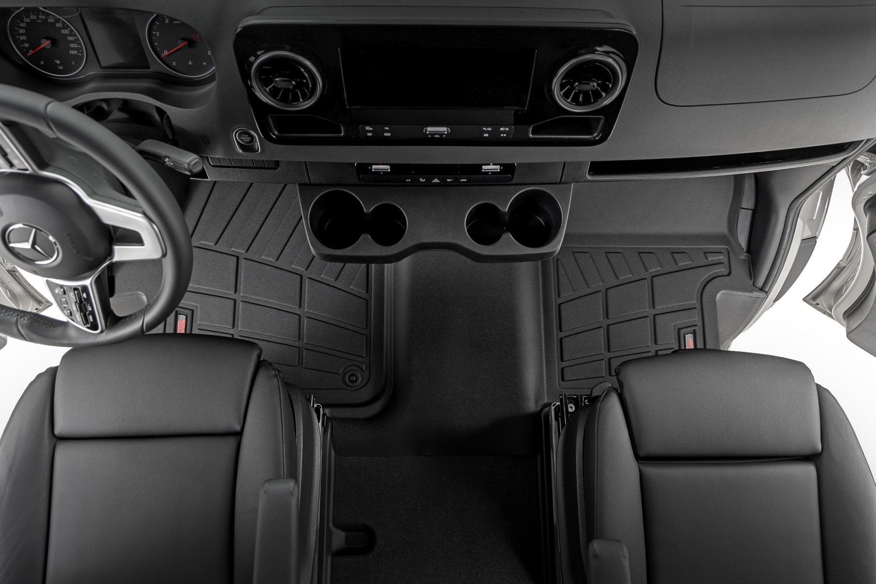 Rough Country Sure-Fit Floor Mats | Front | for Mercedes-Benz Sprinter Van 19-25 SM91901