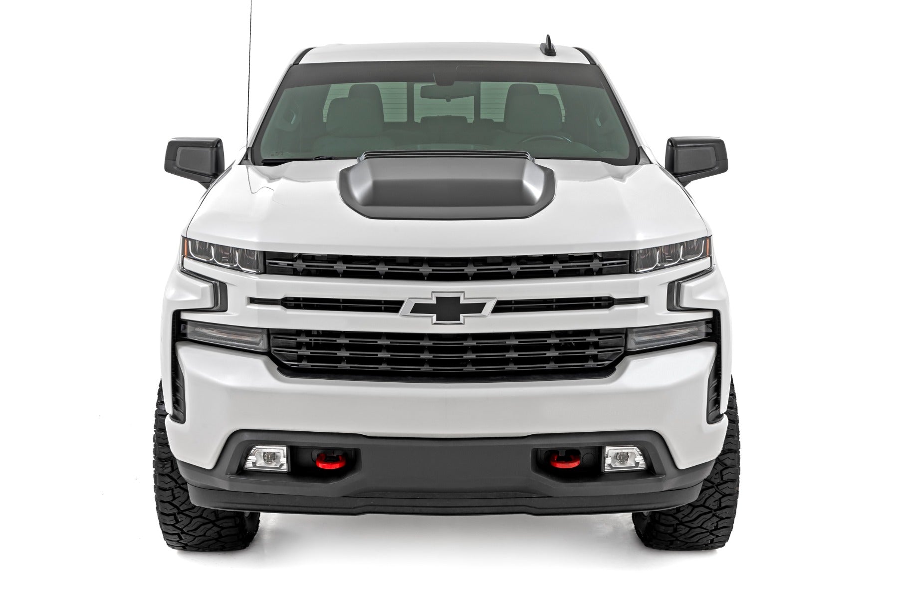 Rough Country Hood Scoop GAN Silver Ice Metallic 19-24 Silverado 1500 HS10010-GAN