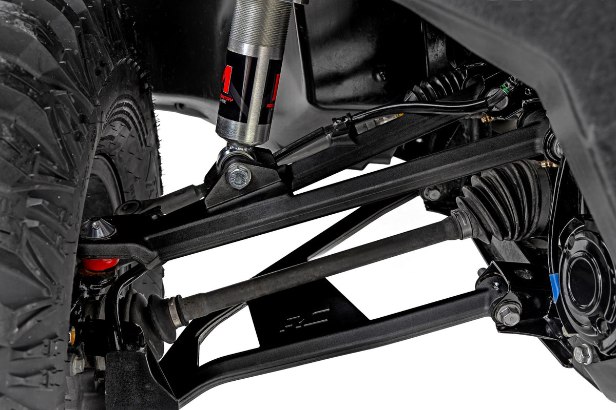 Rough Country High Clearance Control Arms w/ 2" Offset for Honda Pioneer 1000-6 92093BLK