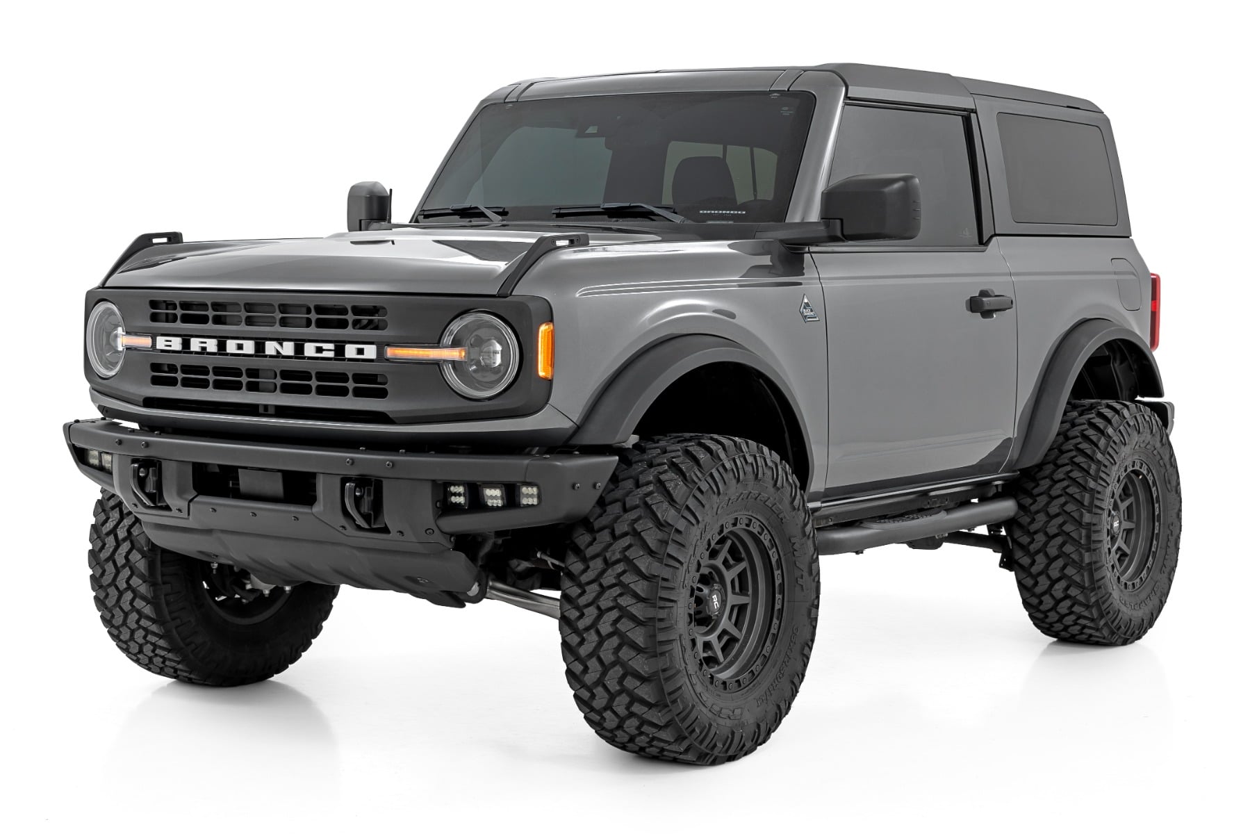 Rough Country Nerf Steps | 3" Tube | 2-Door | for Ford Bronco 4WD (2021-2026) 43004